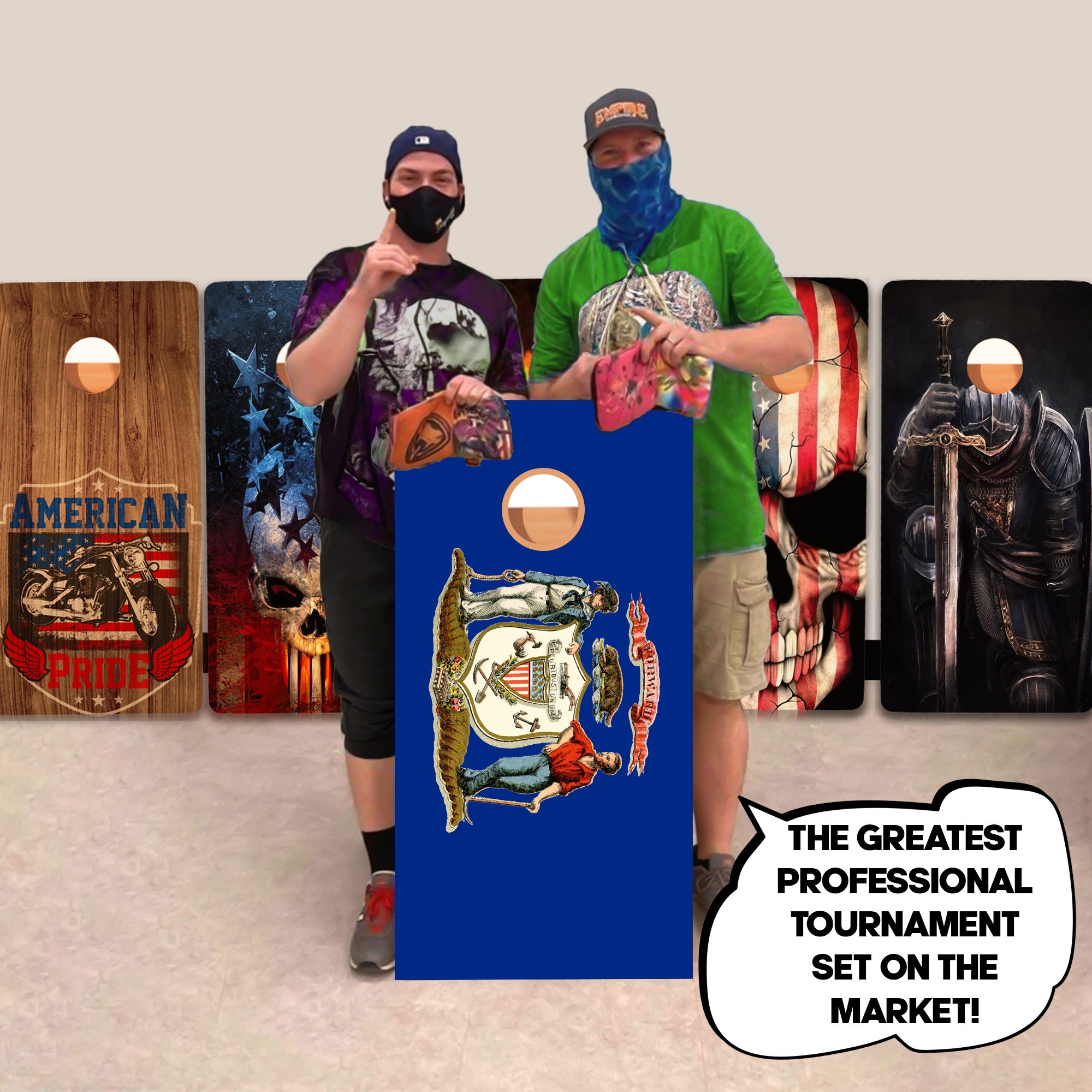 Wisconsin Professional Cornhole Boards