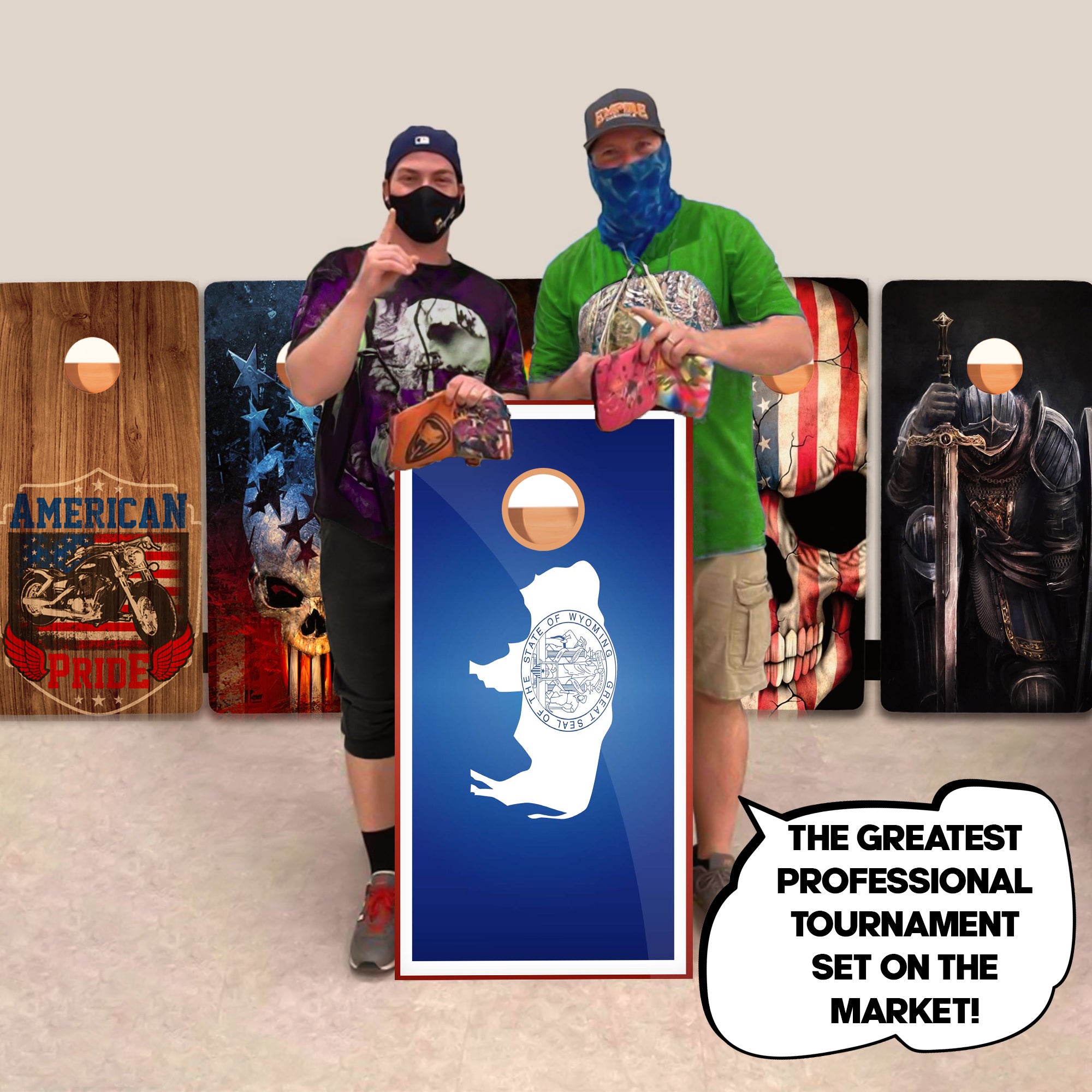 Wyoming Professional Cornhole Boards