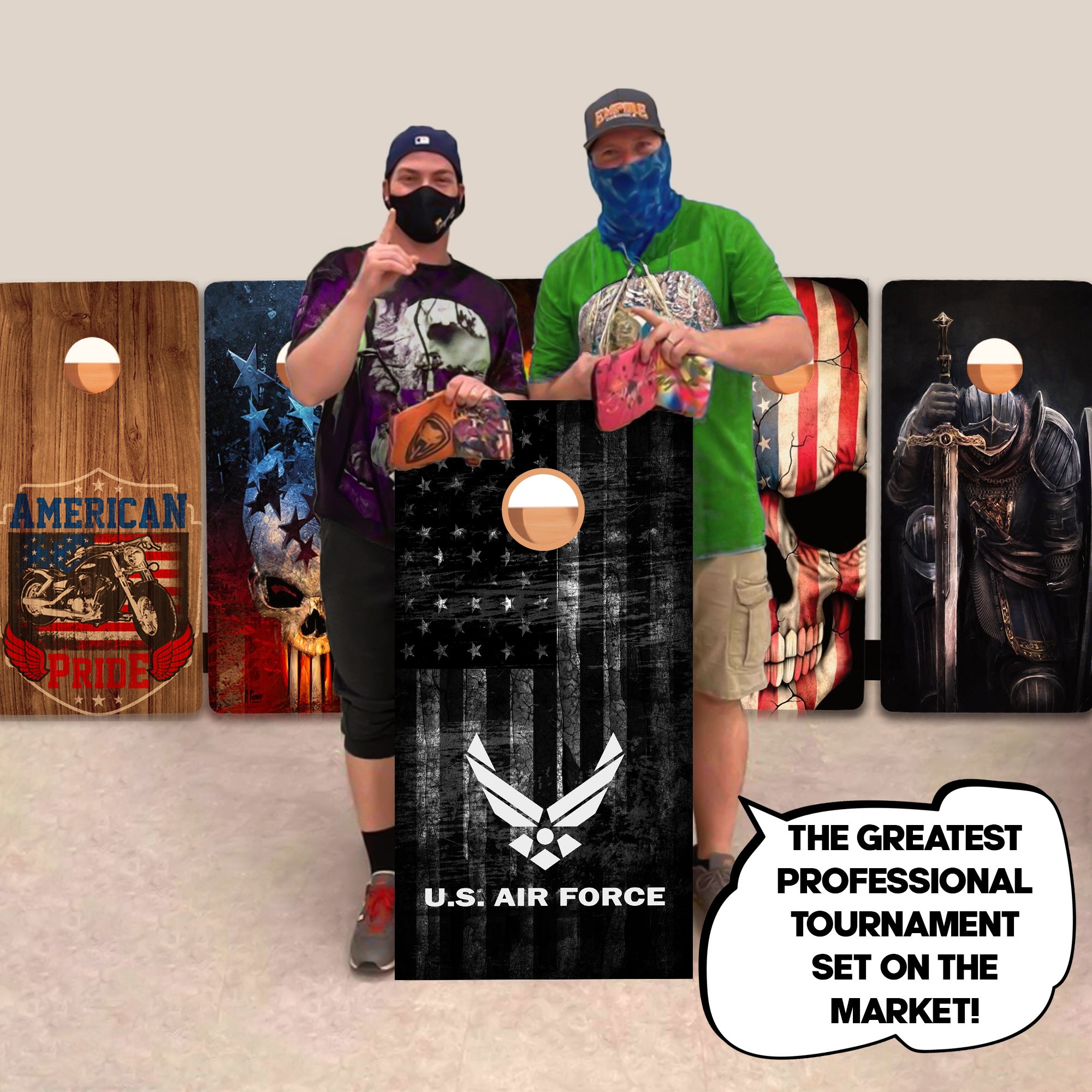US Air Force Professional Cornhole Boards