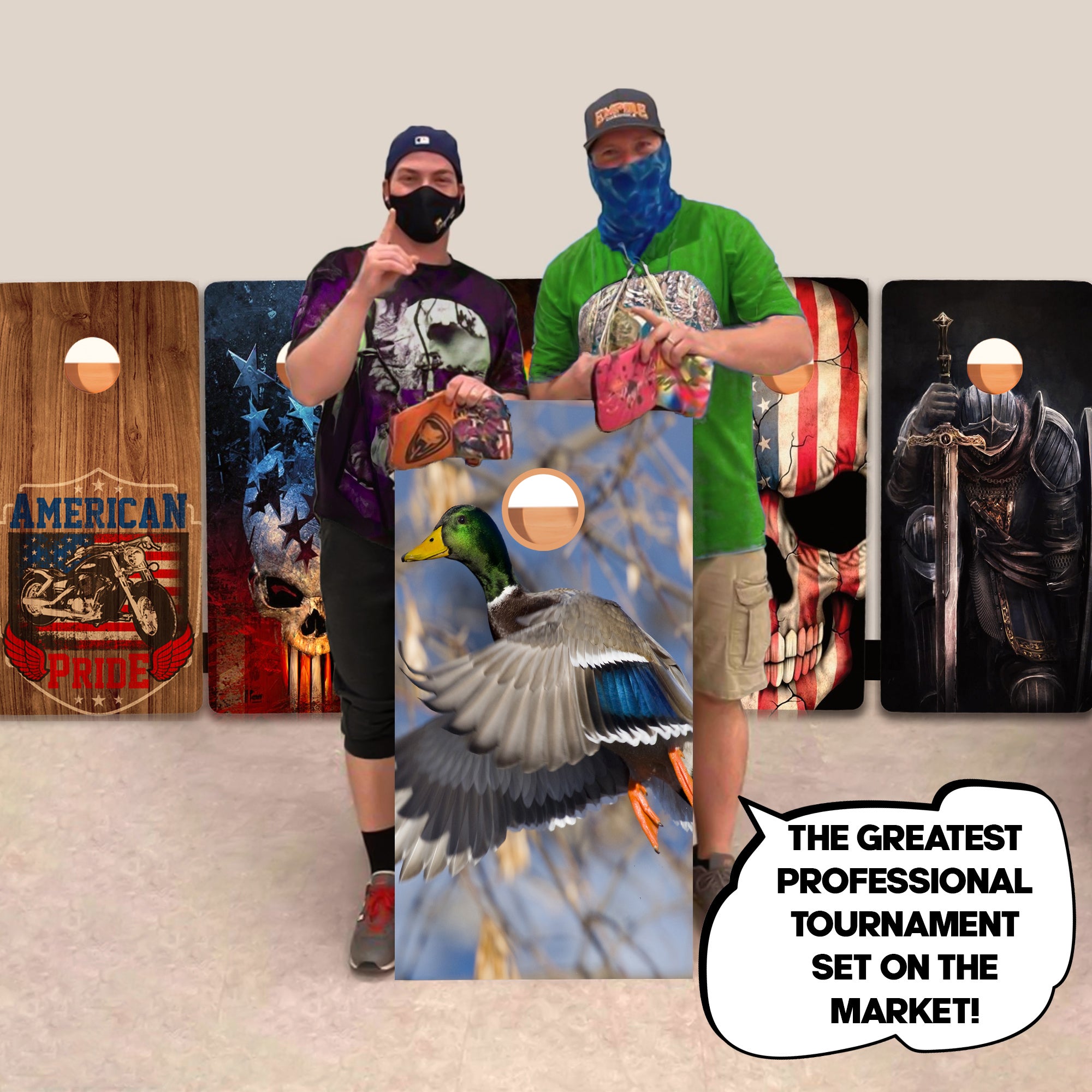 Flying Duck Professional Cornhole Boards