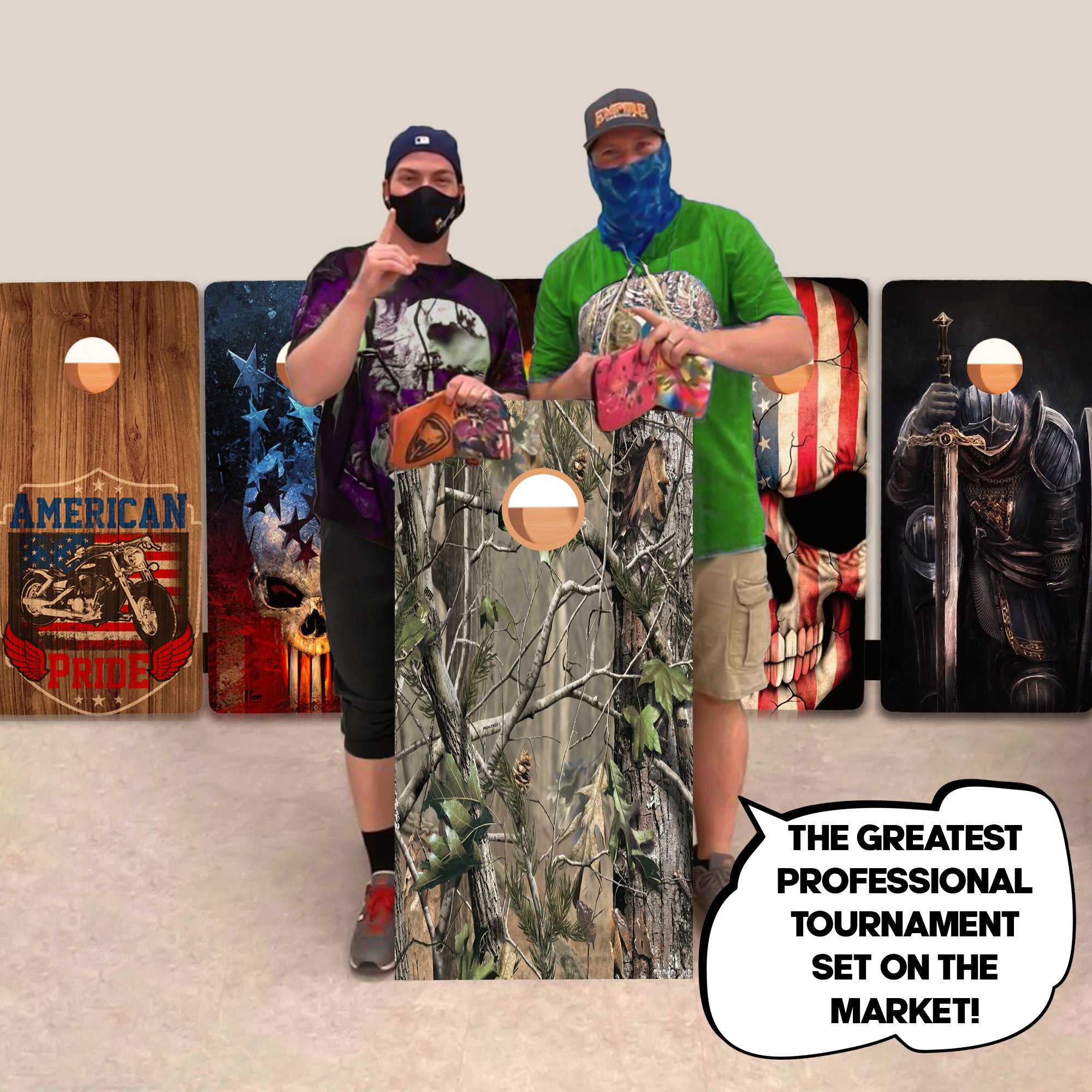Hunting Camo Professional Cornhole Boards