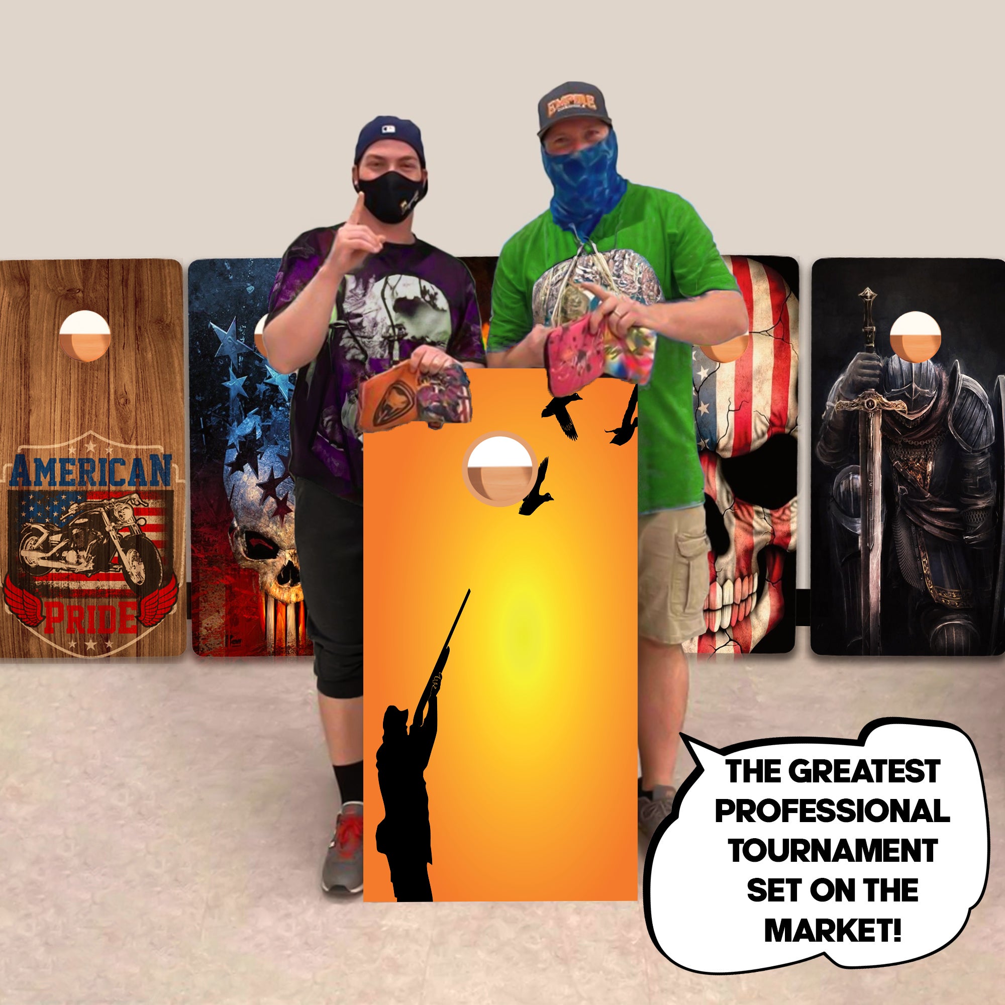 Hunting Ducks Professional Cornhole Boards