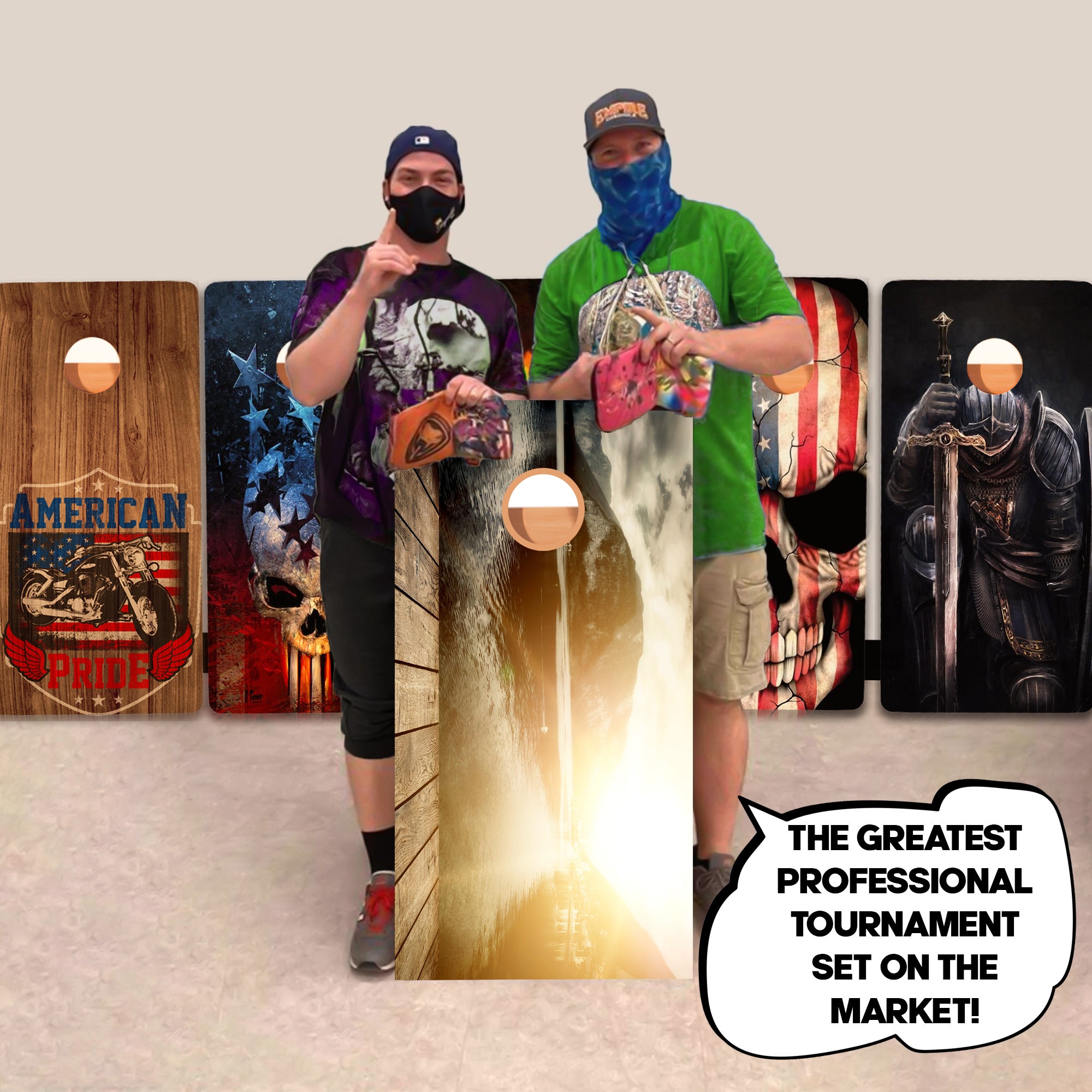 Dock Professional Cornhole Boards