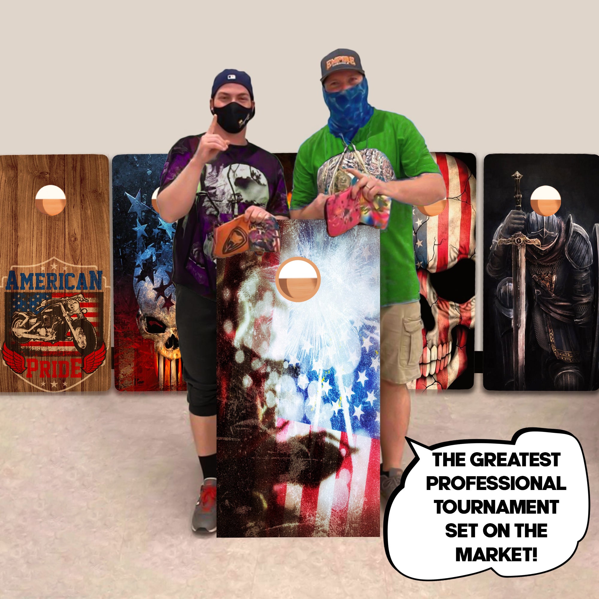 Crowd Flag Professional Cornhole Boards