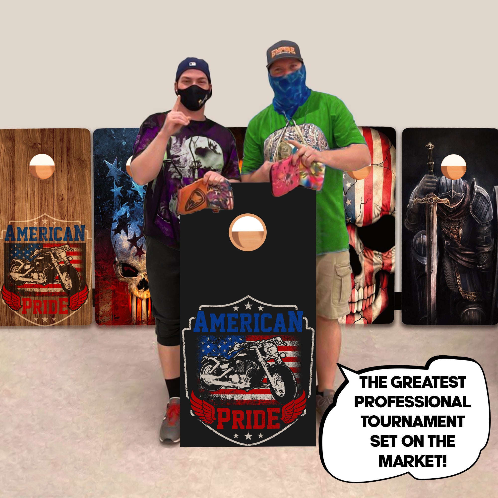 American Pride Professional Cornhole Boards