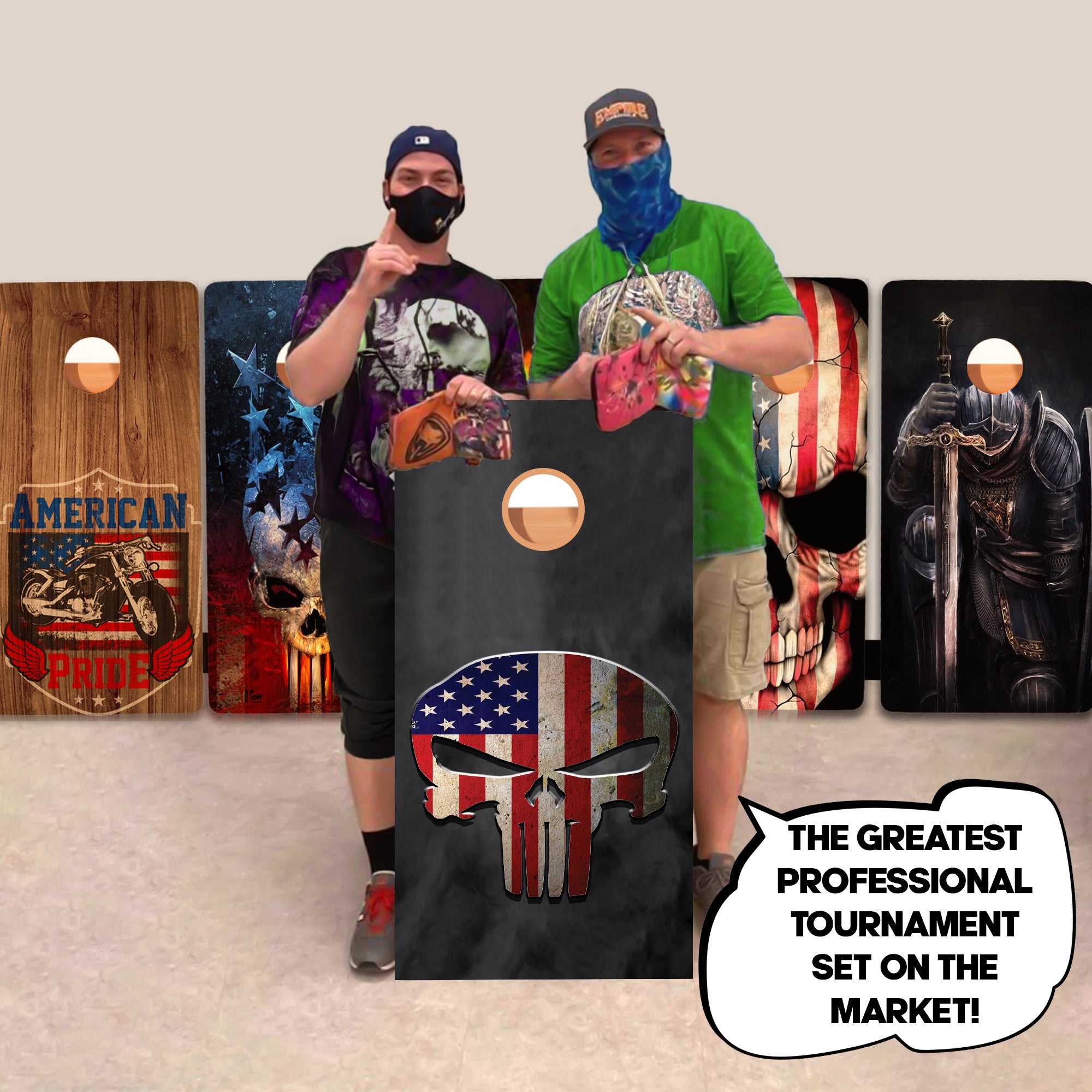 USA Punisher Professional Cornhole Boards