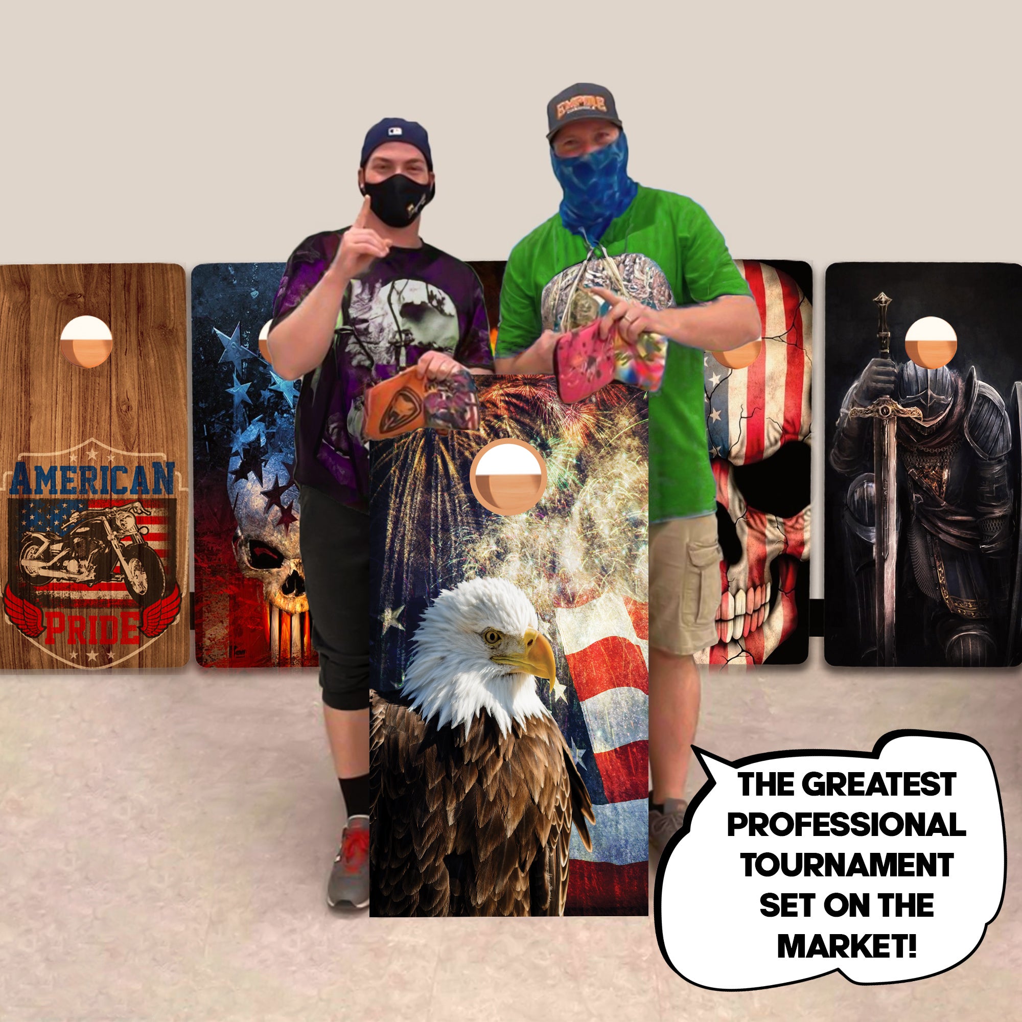 Eagle Fireworks Professional Cornhole Boards