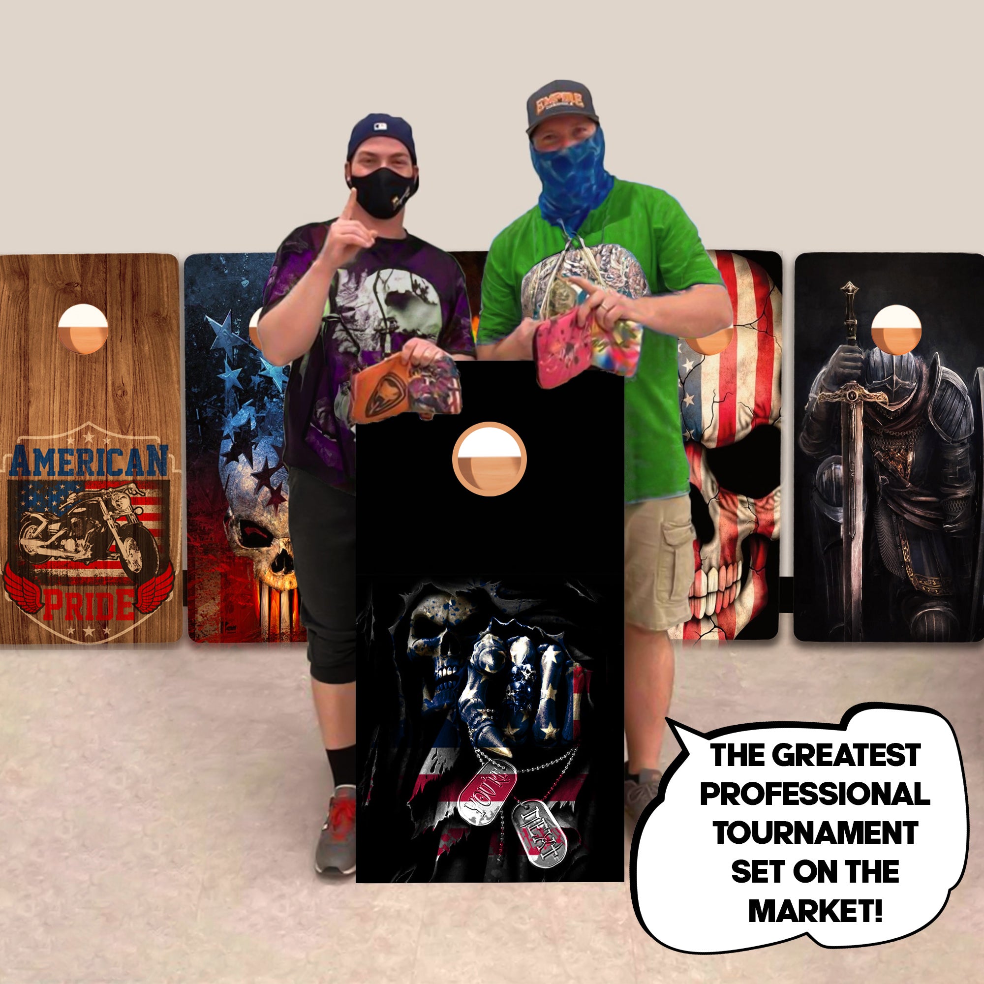 Dog Tags Professional Cornhole Boards