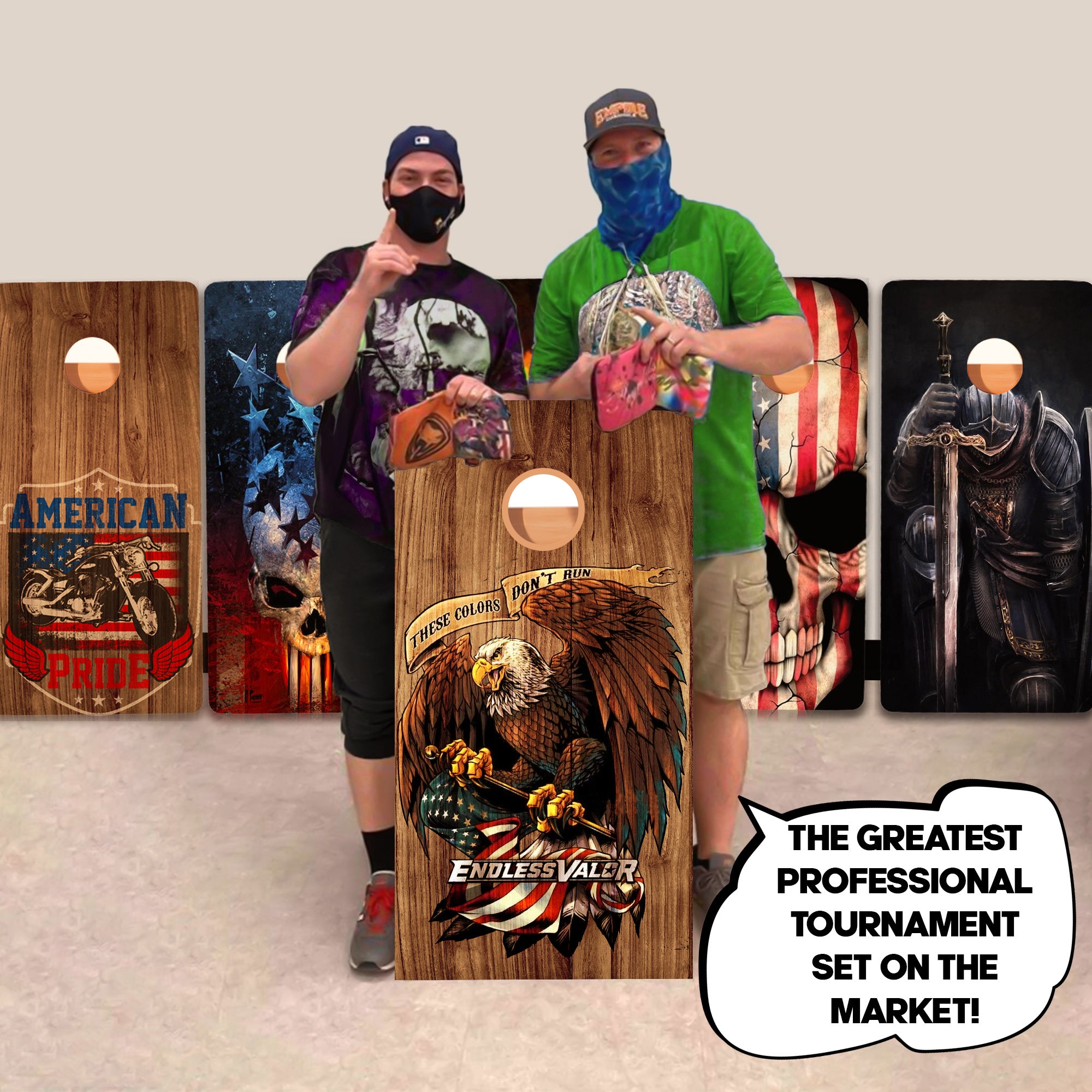 Endless Valor Professional Cornhole Boards
