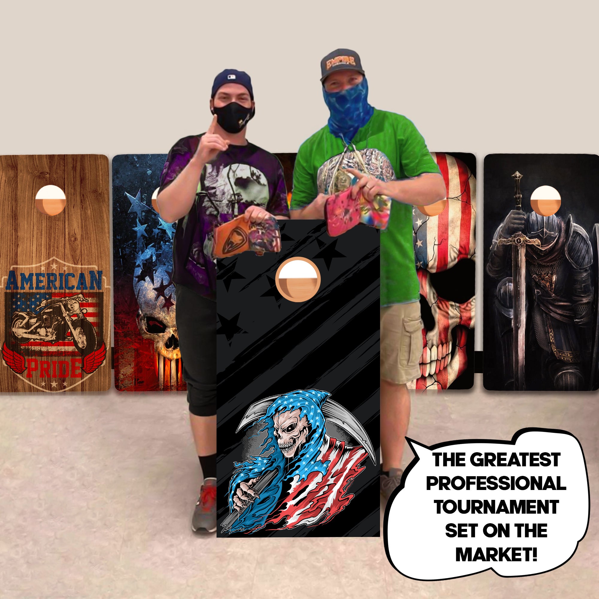 Grim Reaper Professional Cornhole Boards