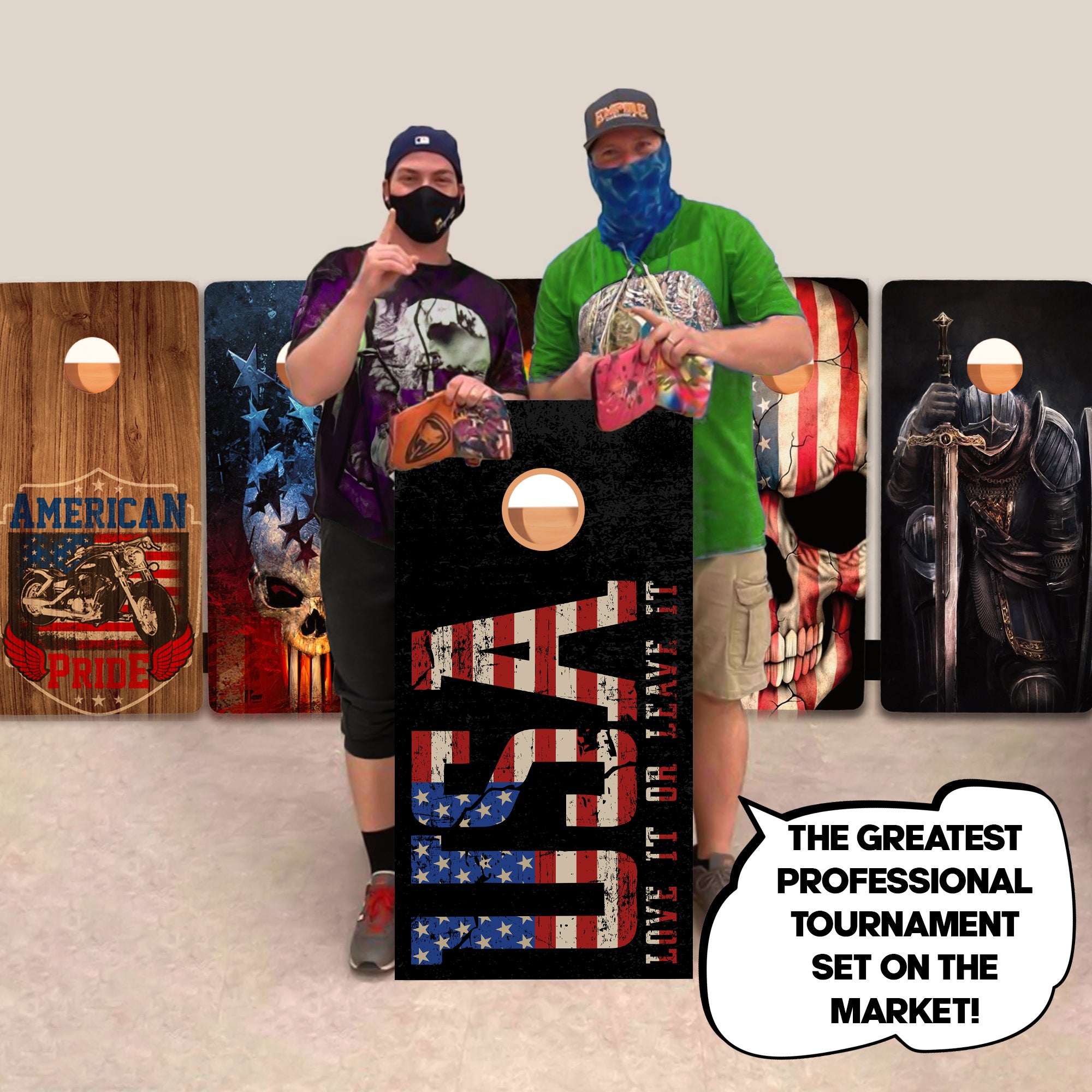 Love it or Leave it Professional Cornhole Boards