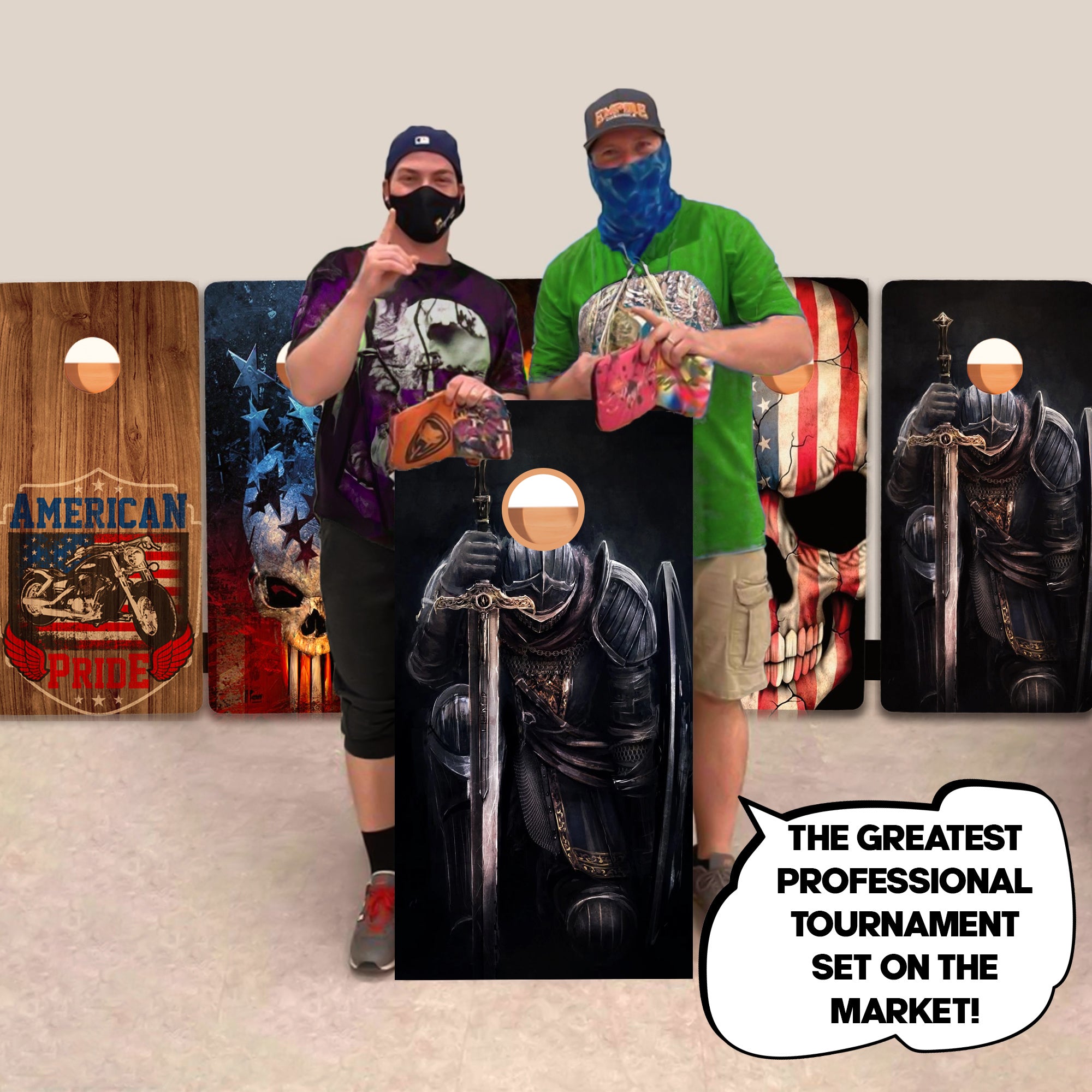 Knight Professional Cornhole Boards