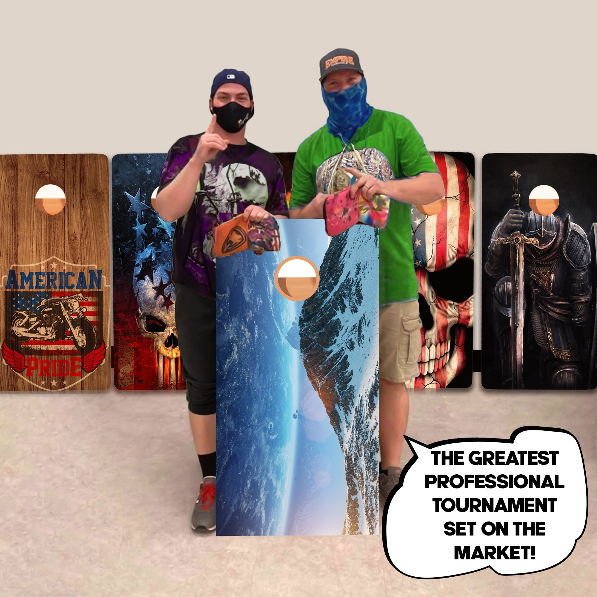 Mountain Planet Professional Cornhole Boards
