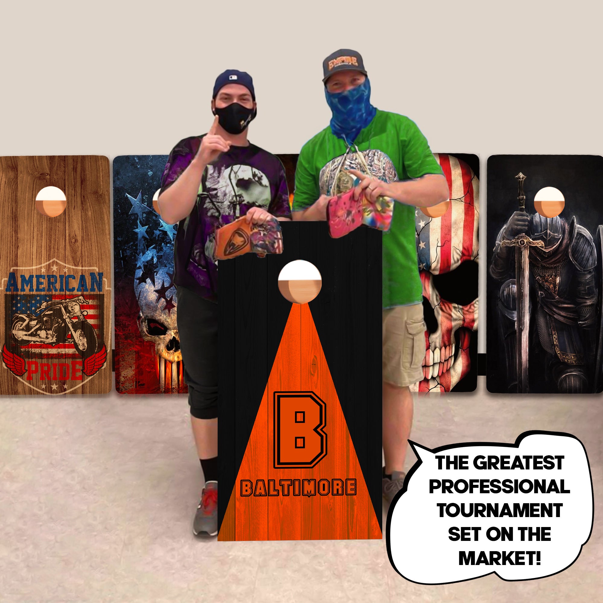 Baltimore Baseball Professional Cornhole Boards