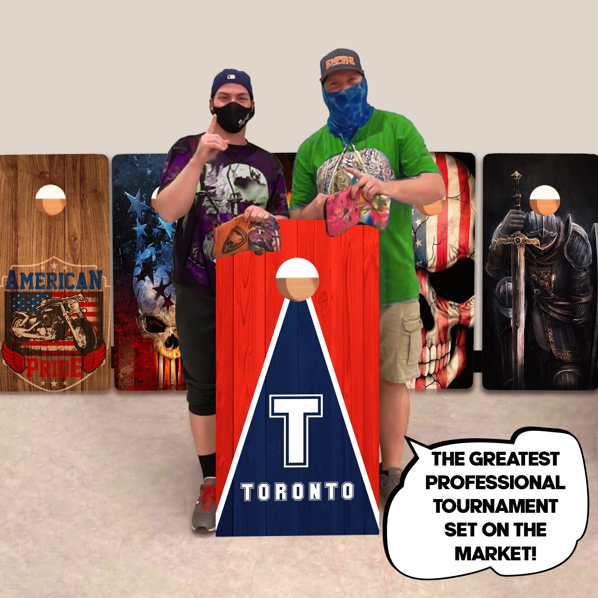 Toronto Baseball Professional Cornhole Boards