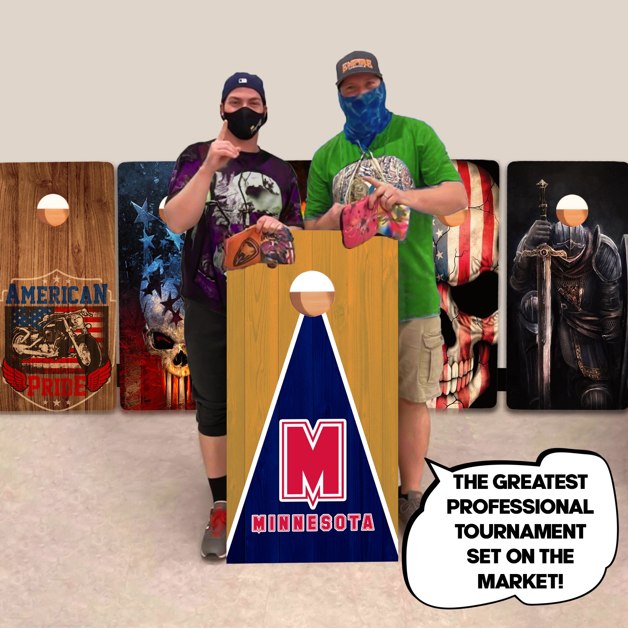 Minnesota Baseball Professional Cornhole Boards