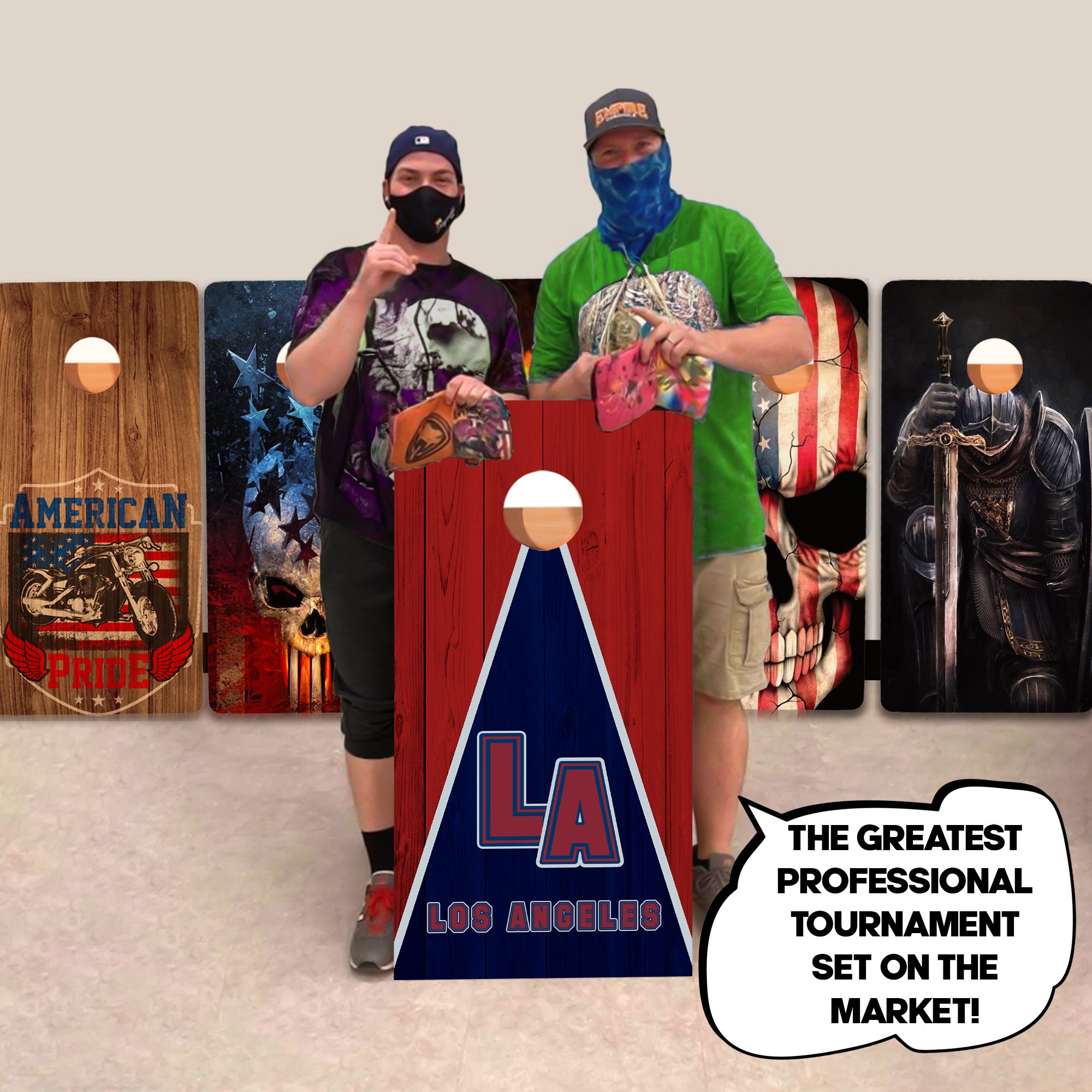 Los Angeles Baseball Professional Cornhole Boards