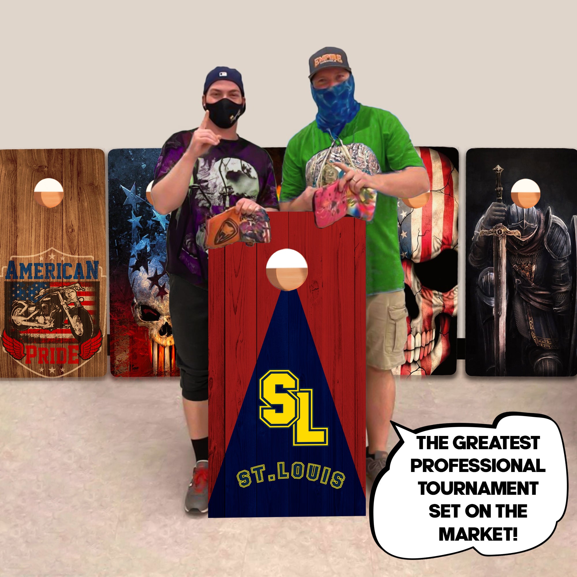 ST. Louis Baseball Professional Cornhole Boards