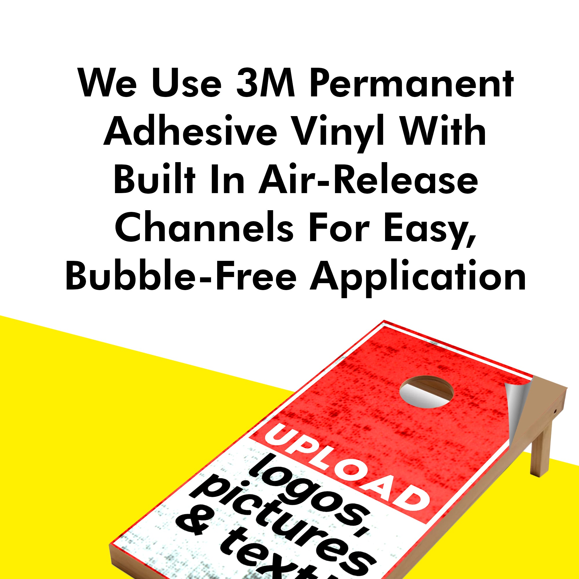 Customize Your Own Cornhole Boards Wraps (Set of 2)