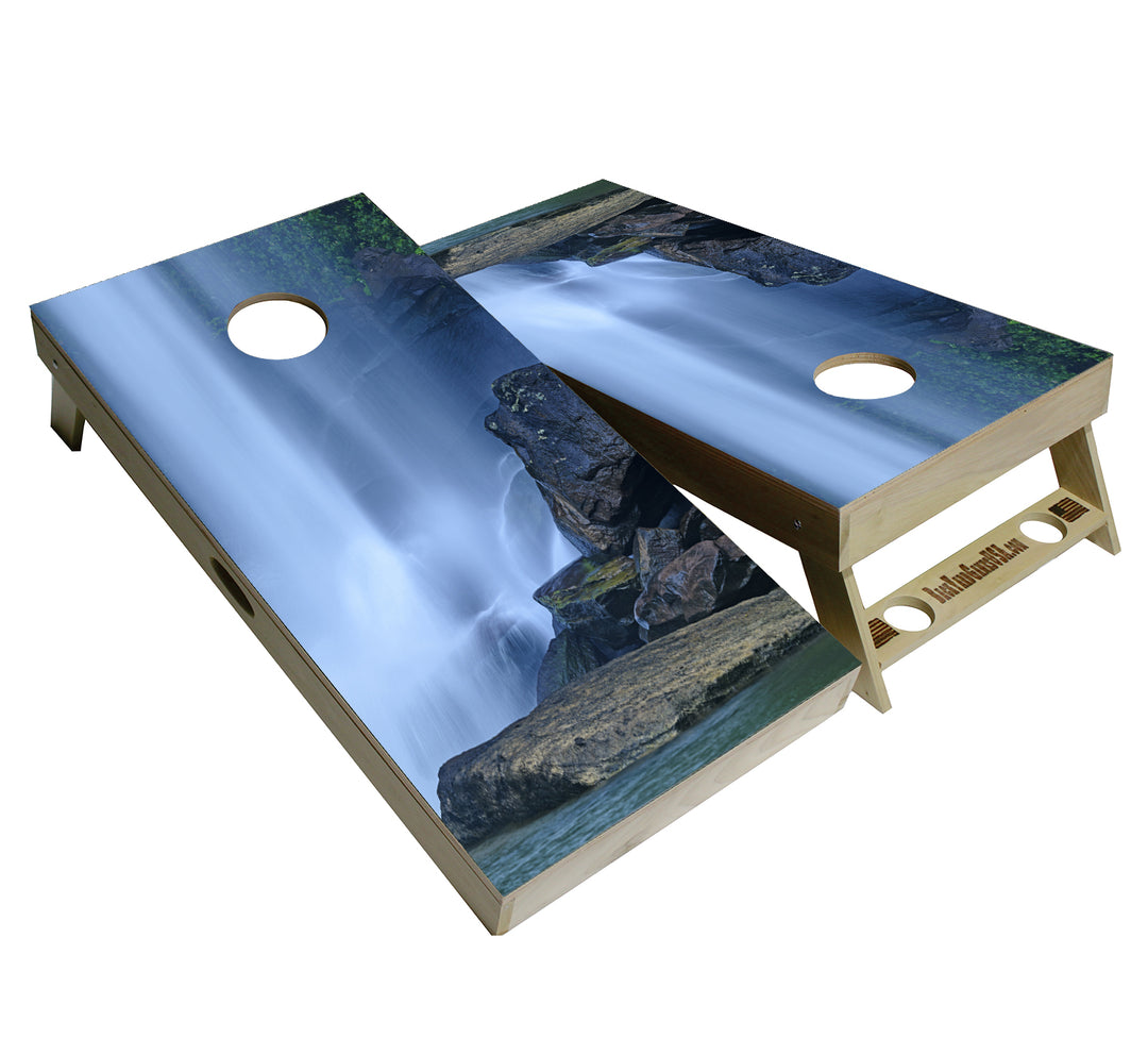 Waterfall Rock Cornhole Boards - 393