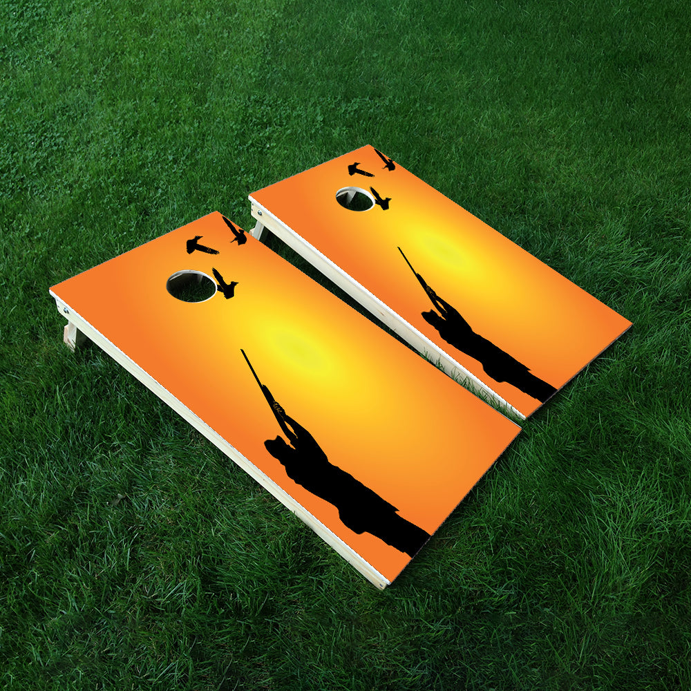 Hunting Ducks Cornhole Boards Wraps (Set of 2)