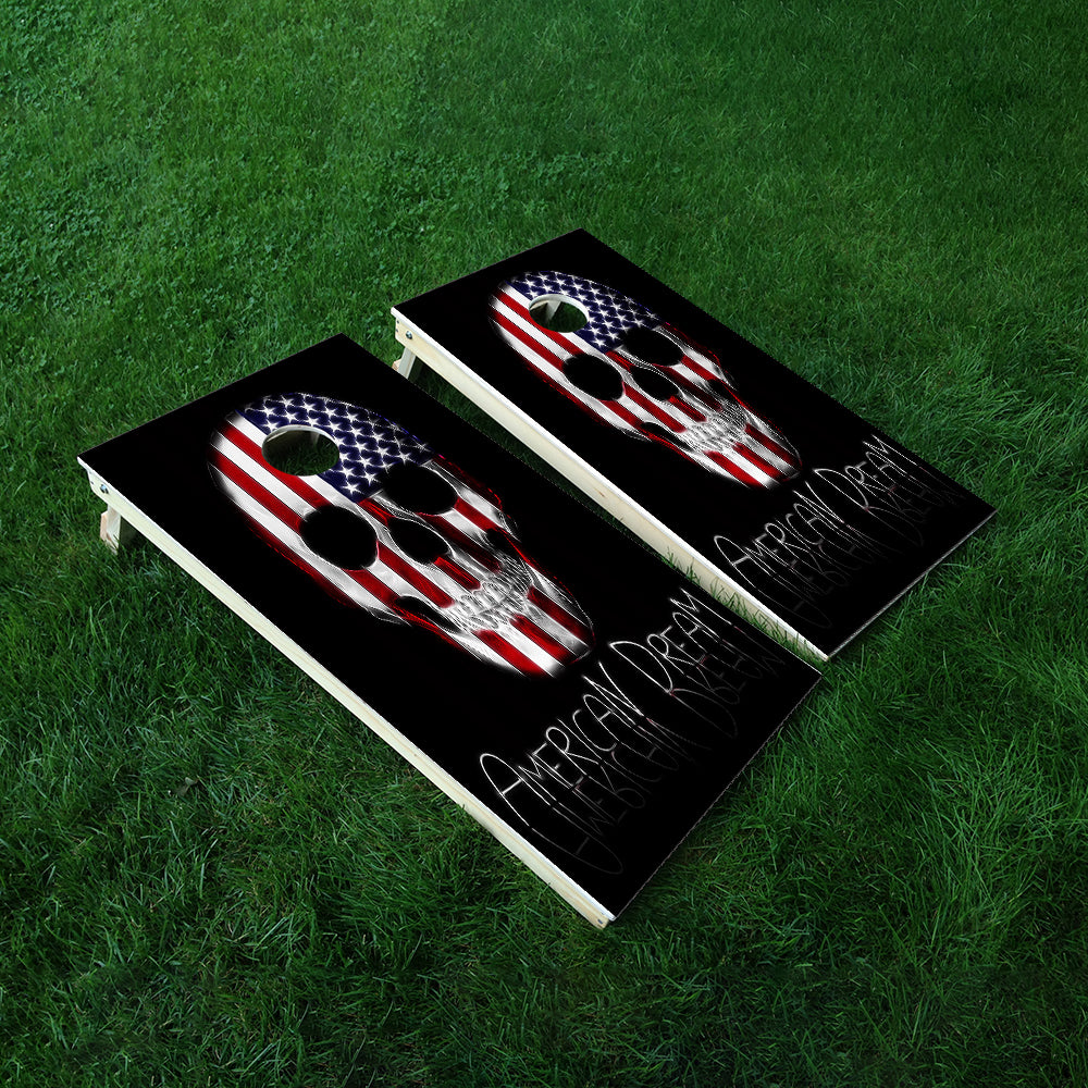 American Dream Cornhole Boards Wraps (Set of 2)