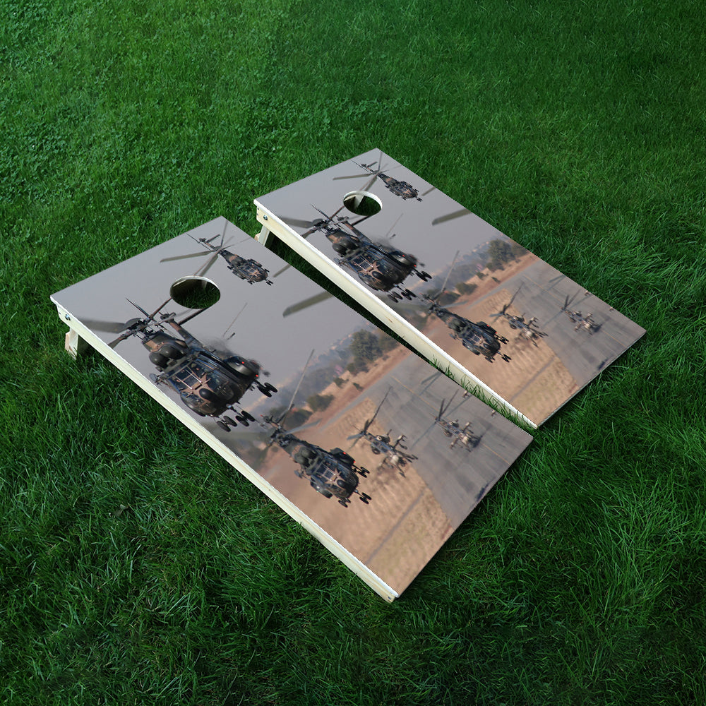 Fleet of Chopper Cornhole Boards Wraps (Set of 2)