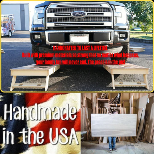 Medium Stain Professional Cornhole Boards