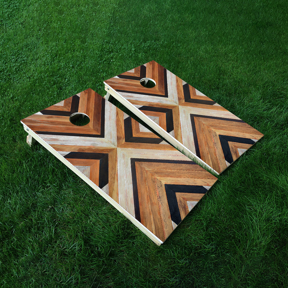 Piece Wood Cornhole Boards Wraps (Set of 2)