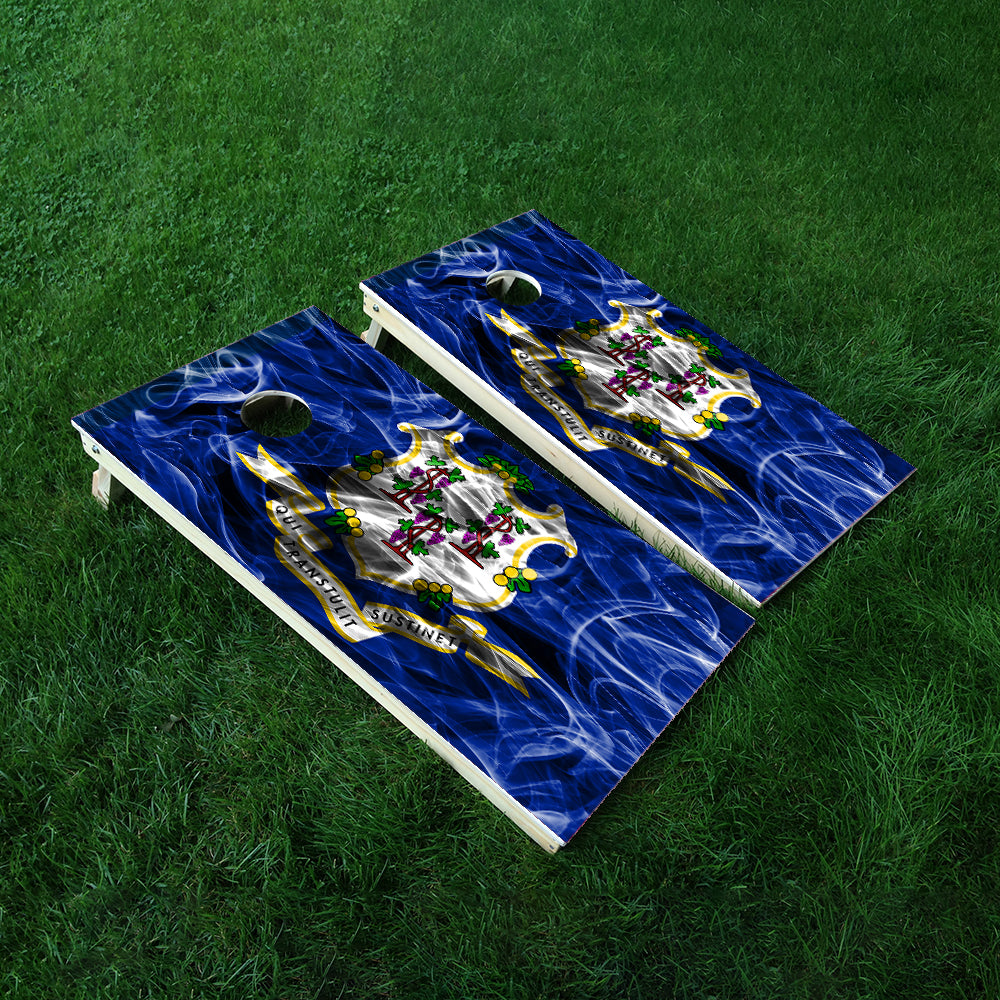 Connecticut Cornhole Boards Wraps (Set of 2)