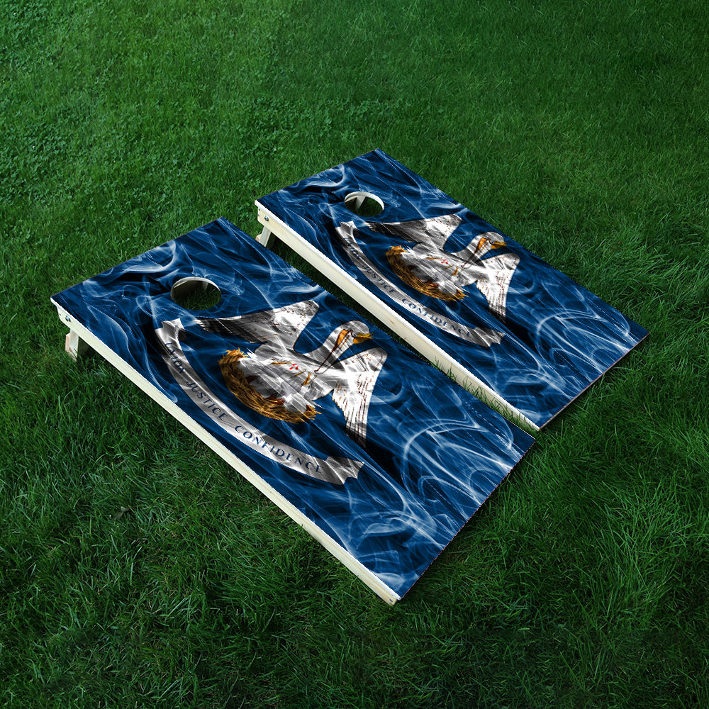 Louisiana Cornhole Boards Wraps (Set of 2)