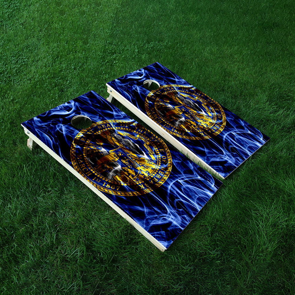 Nebraska Cornhole Boards Wraps (Set of 2)