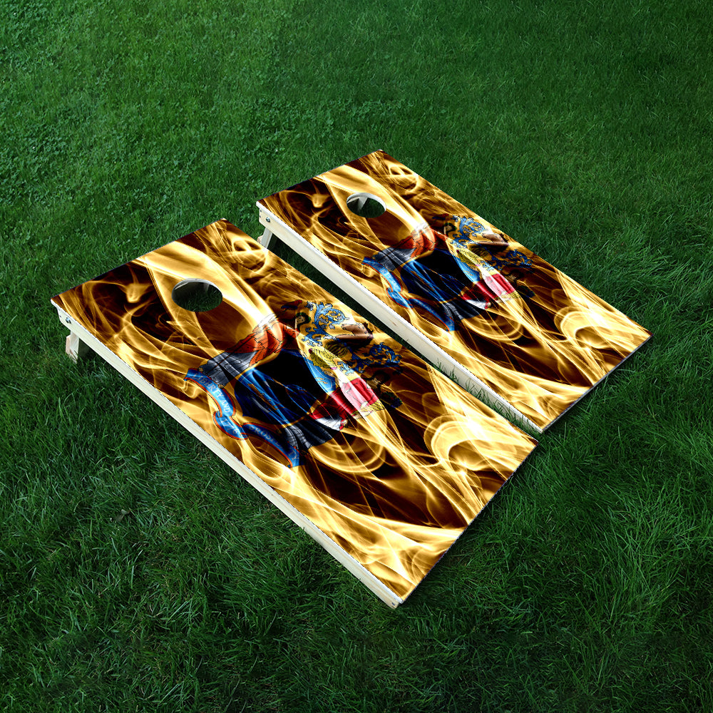 New Jersey Cornhole Boards Wraps (Set of 2)