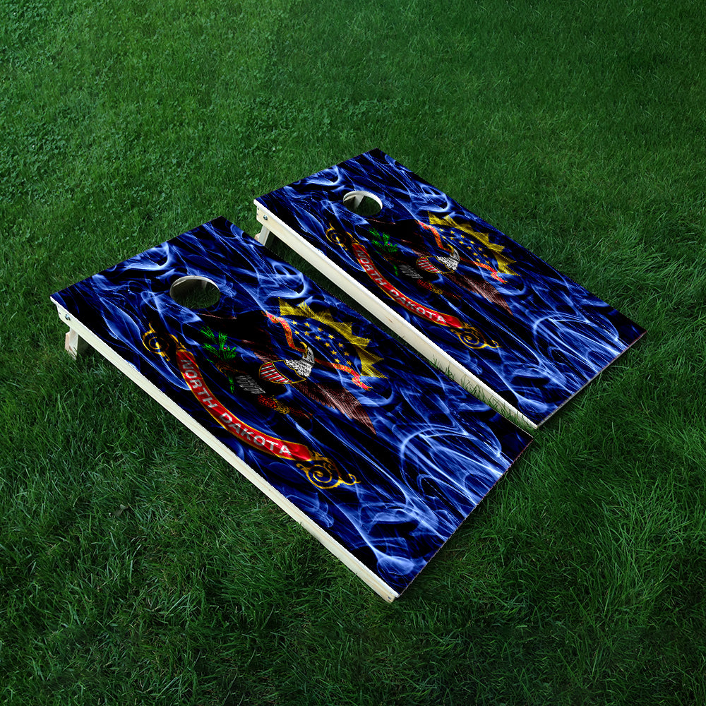 North Dakota Cornhole Boards Wraps (Set of 2)