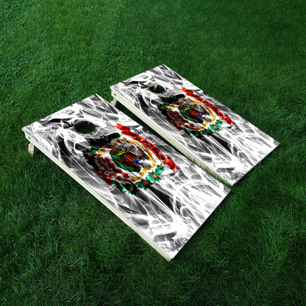 West Virginia Cornhole Boards Wraps (Set of 2)