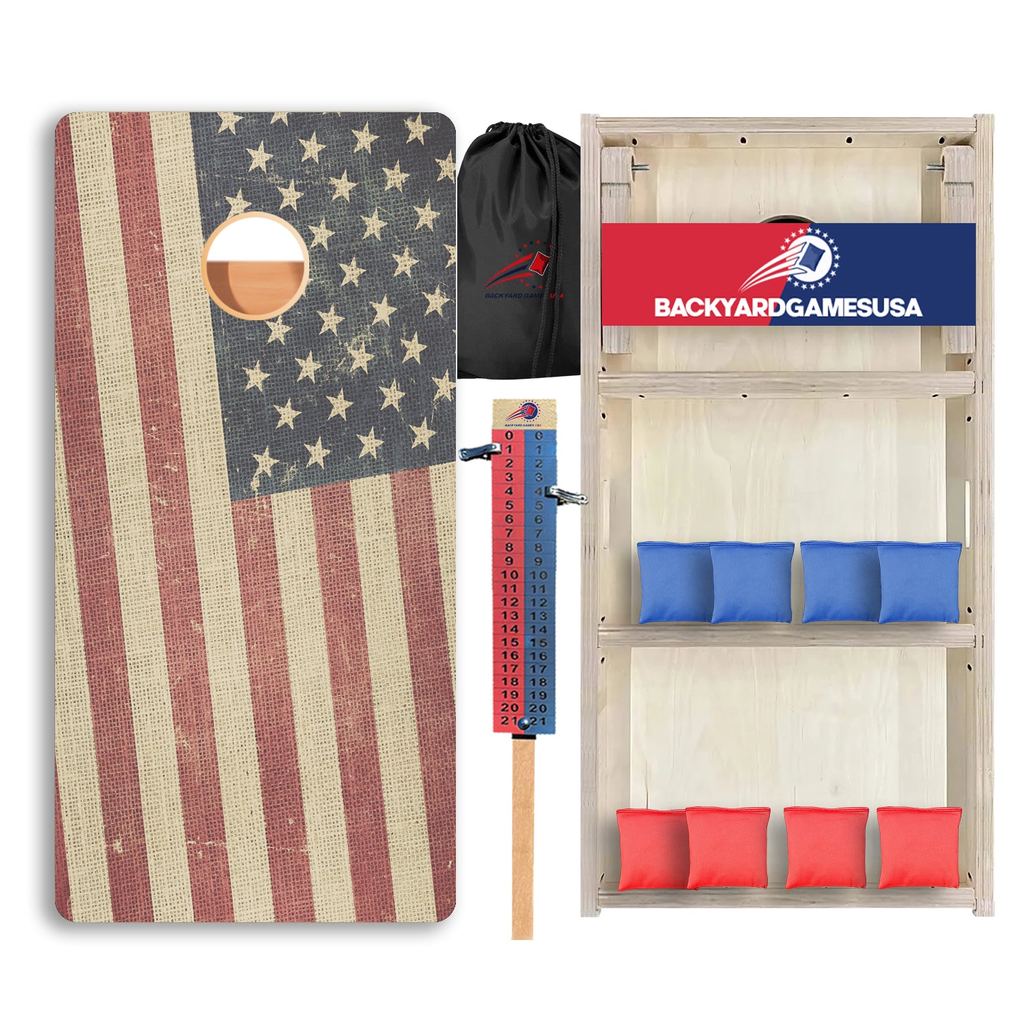 USA Flag Professional Cornhole Boards