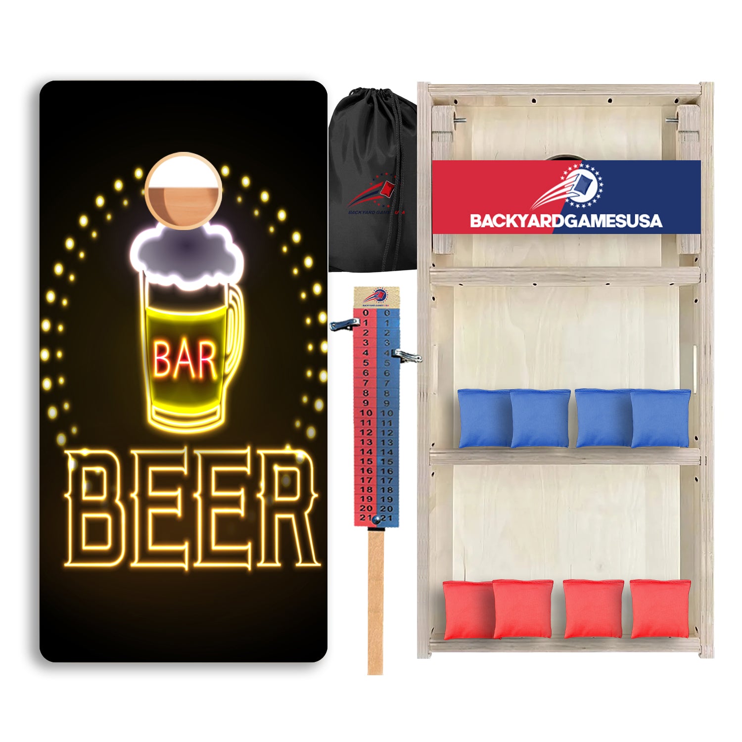 Glowing Beer Professional Cornhole Boards