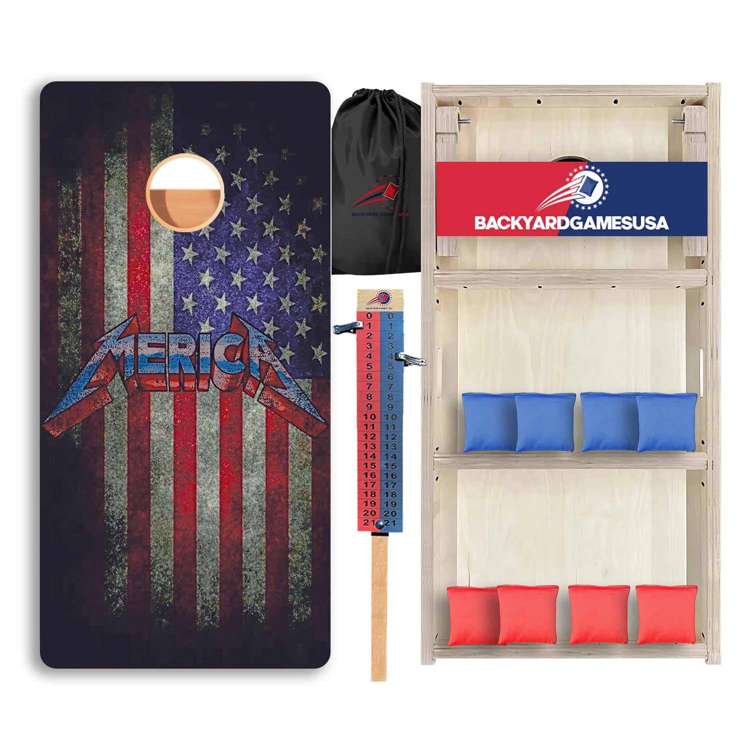America Flag Professional Cornhole Boards