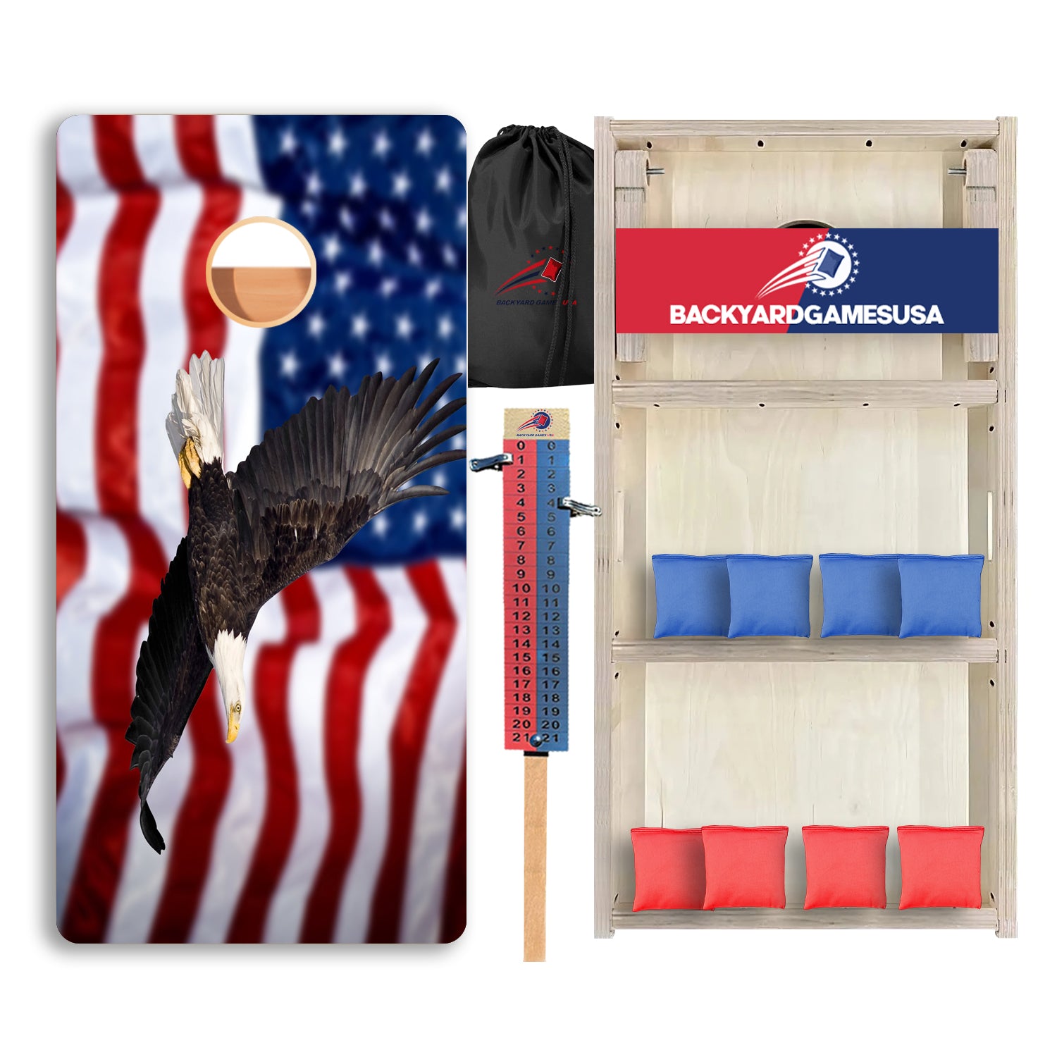 Eagle Flag Professional Cornhole Boards
