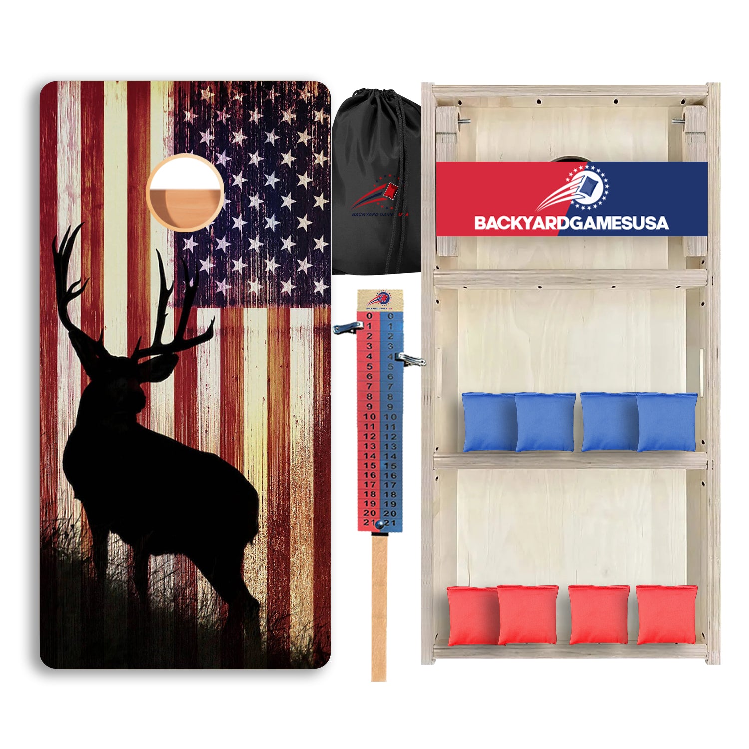 Deer Flag Professional Cornhole Boards