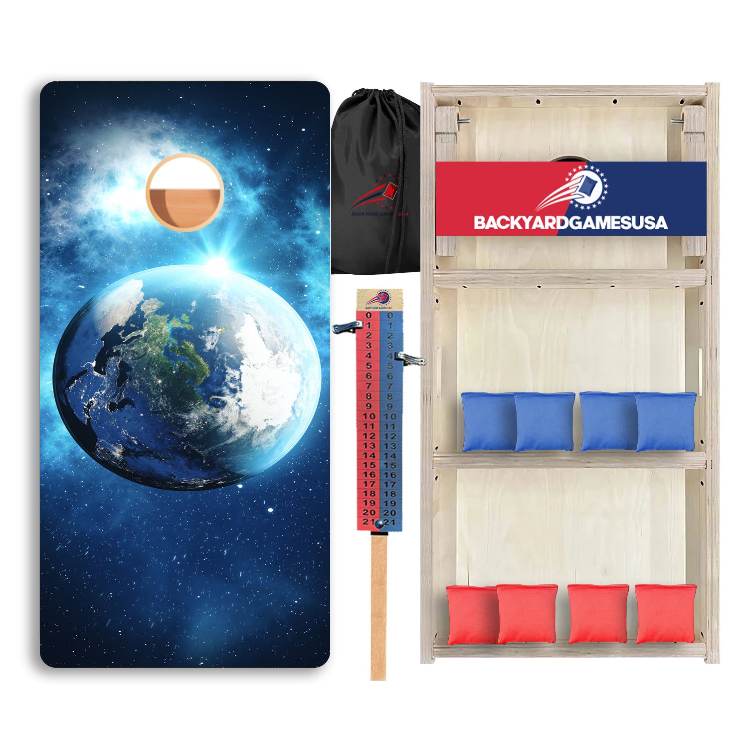 Space Earth Professional Cornhole Boards