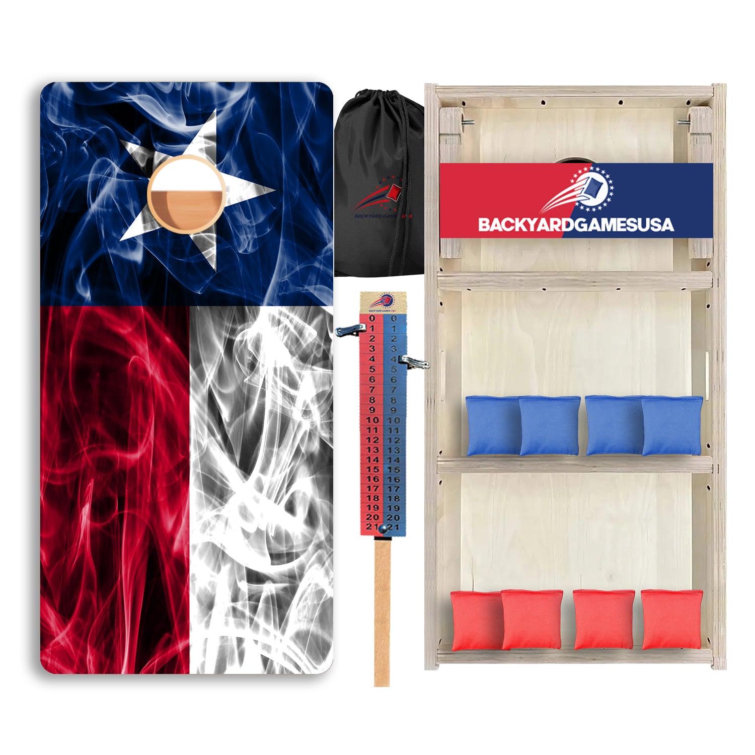 Texas Windy Flag Professional Cornhole Boards