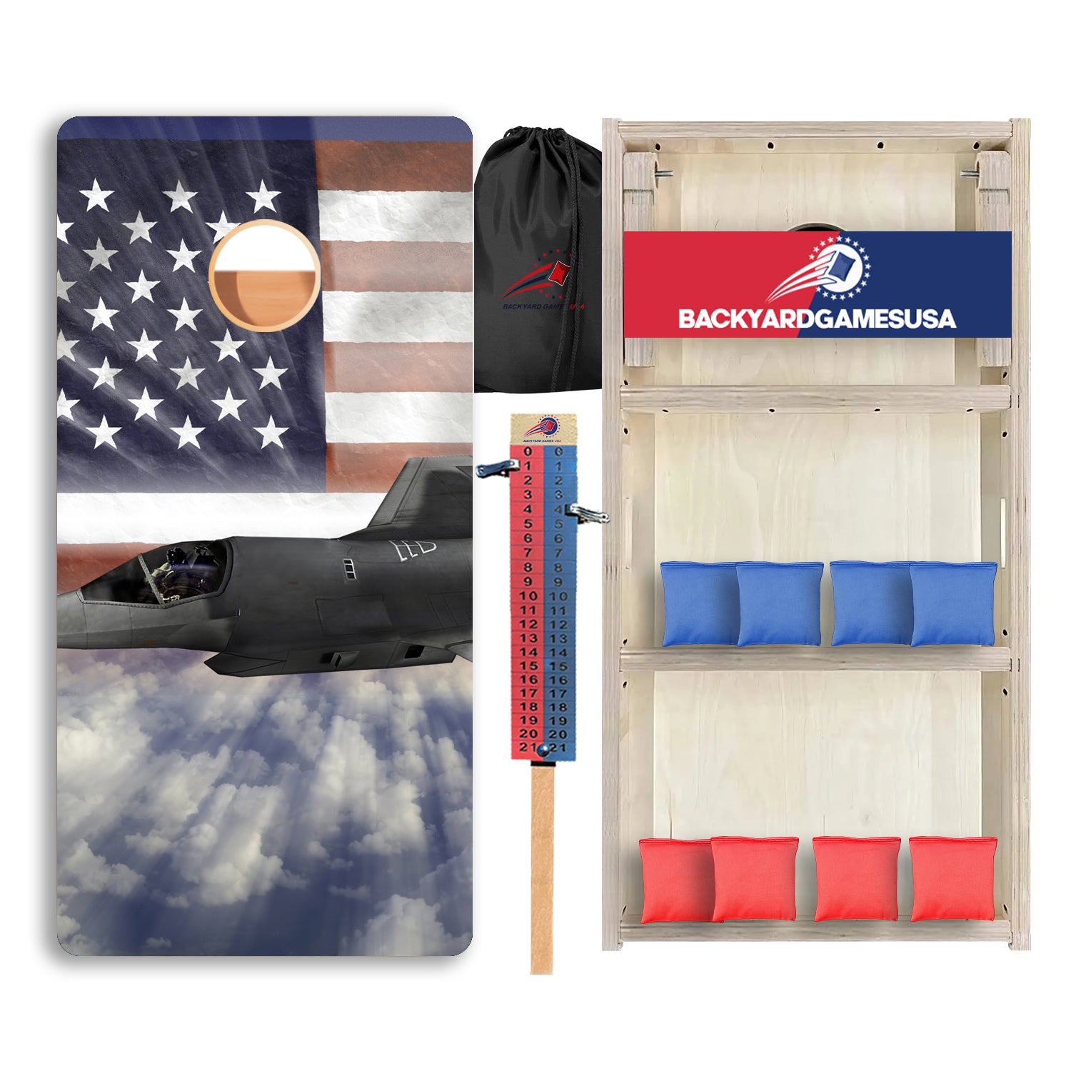 Jet Flag Professional Cornhole Boards