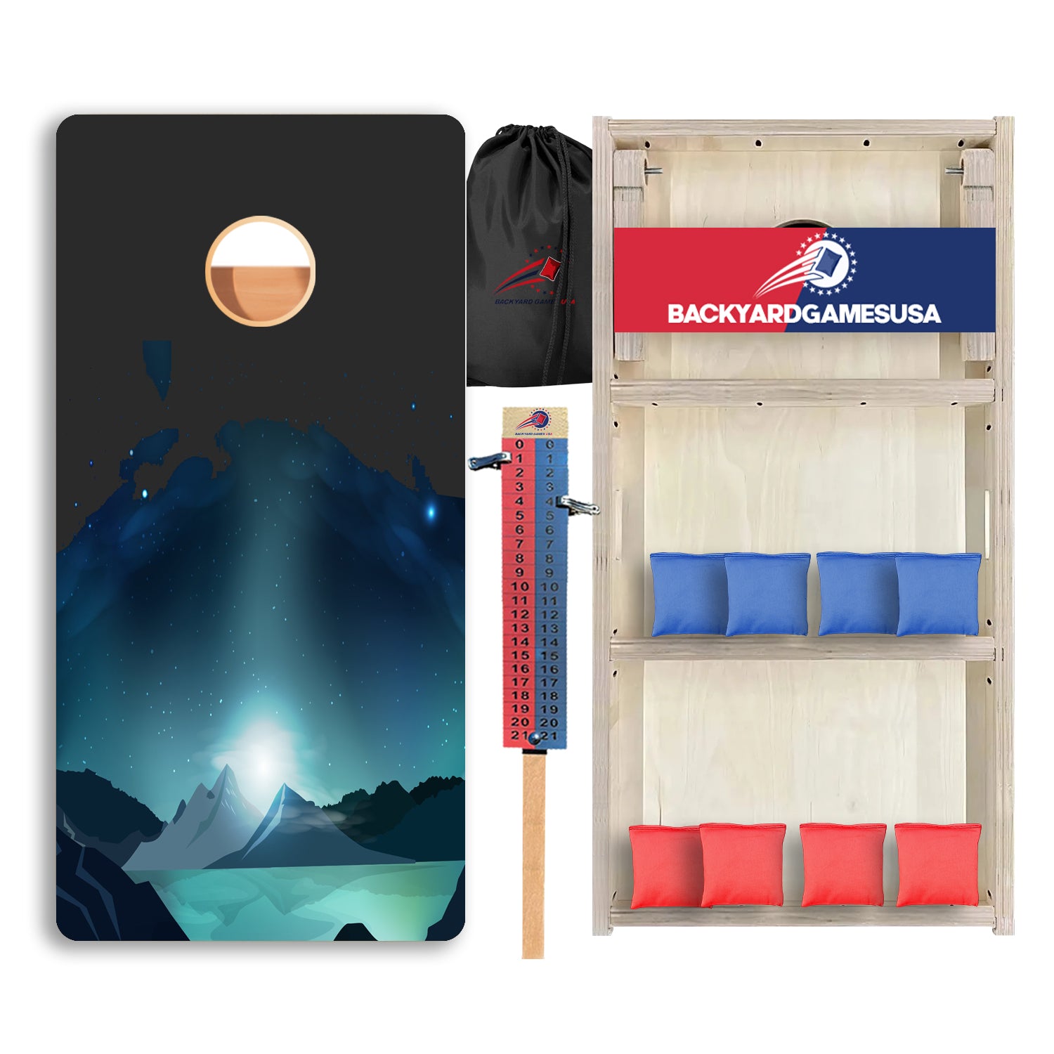 Space Mountain Professional Cornhole Boards