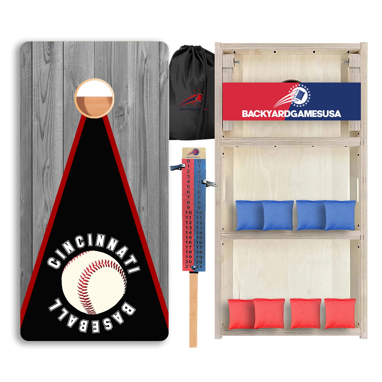 Cincinnati Baseball Professional Cornhole Boards