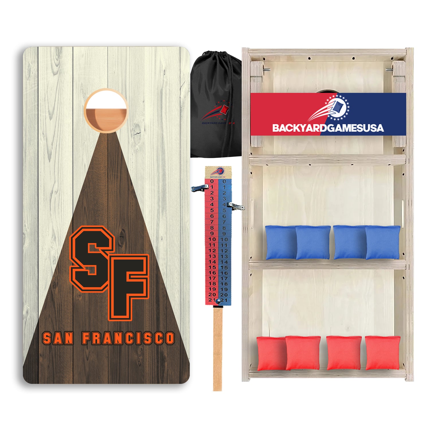 San Francisco Baseball Professional Cornhole Boards