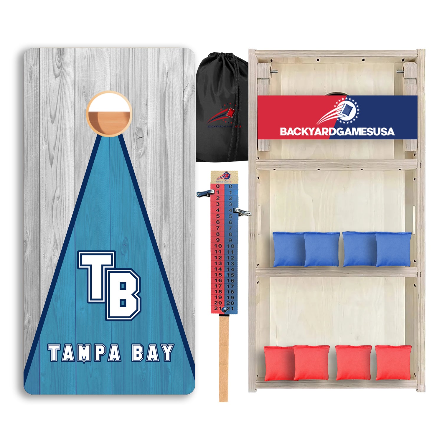 Tampa Bay Baseball Professional Cornhole Boards