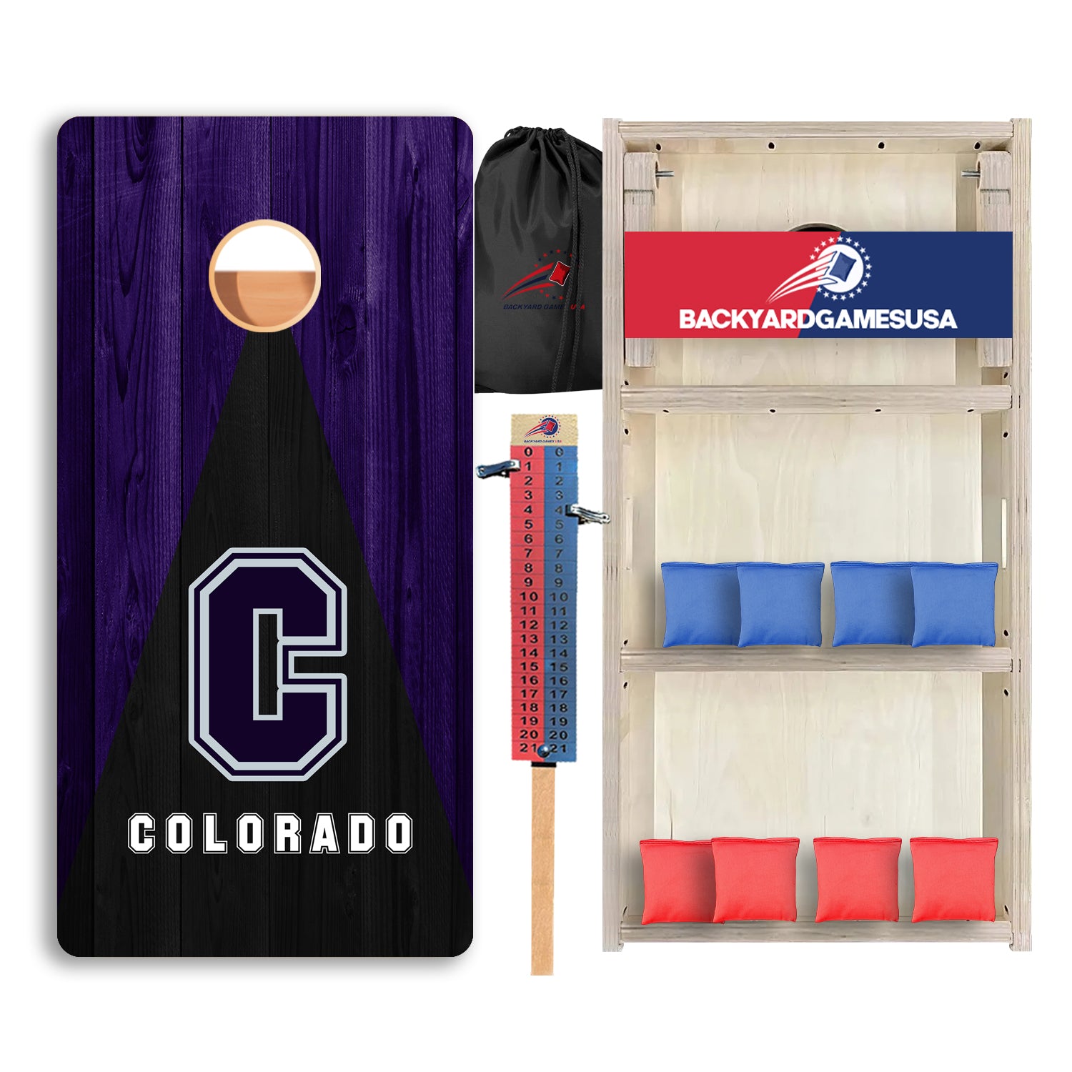 Colorado Baseball Professional Cornhole Boards