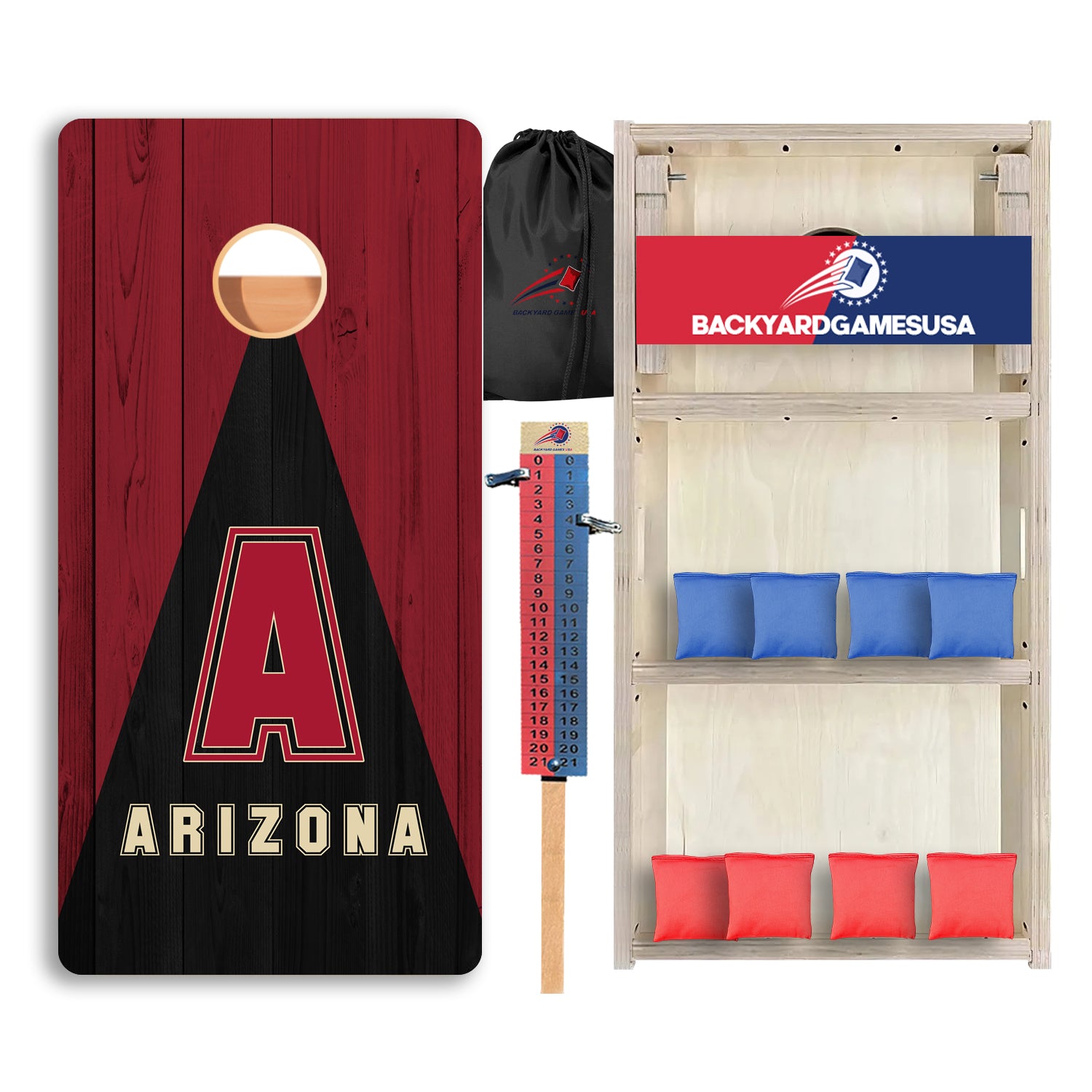 Arizona Baseball Professional Cornhole Boards