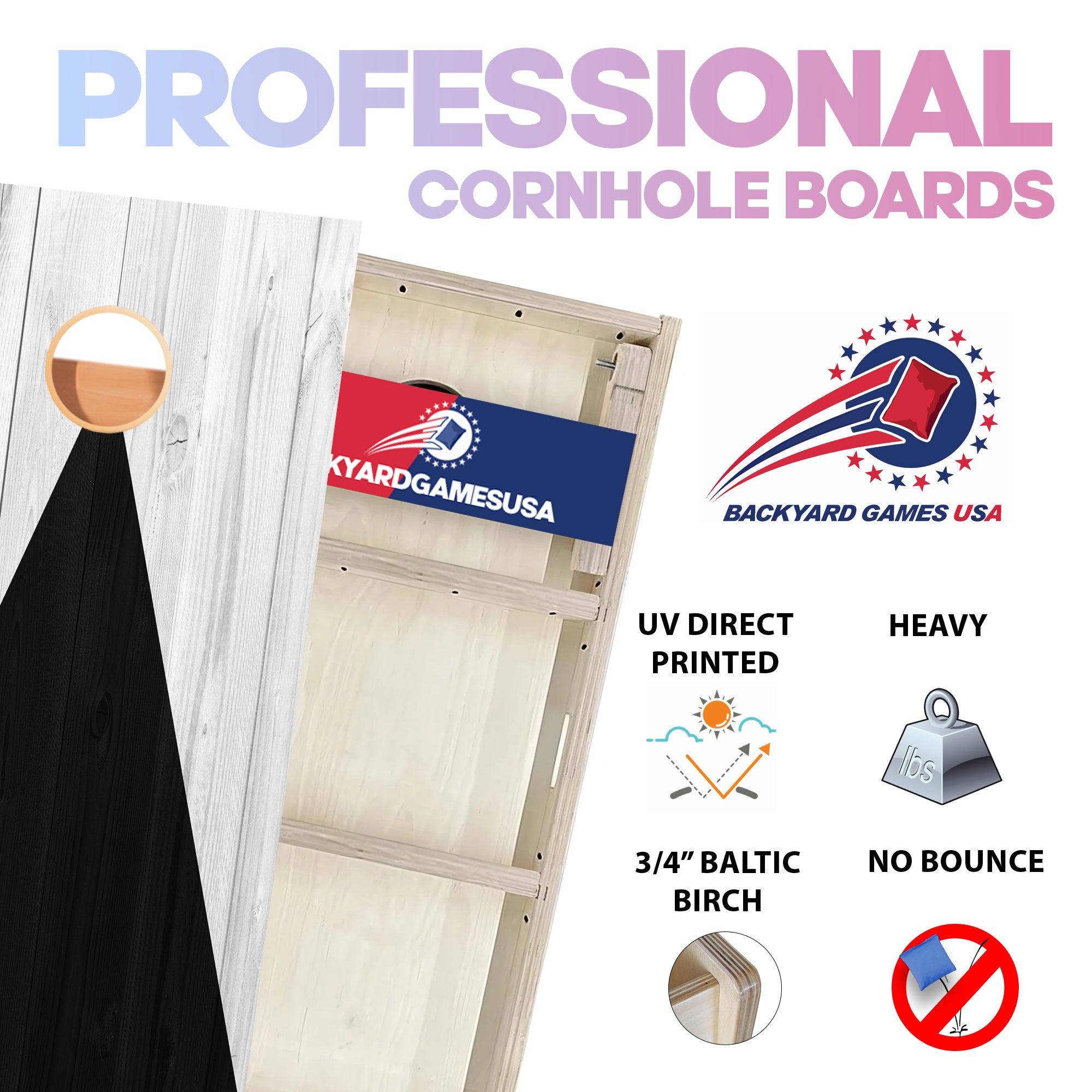 Black Arrow Professional Cornhole Boards